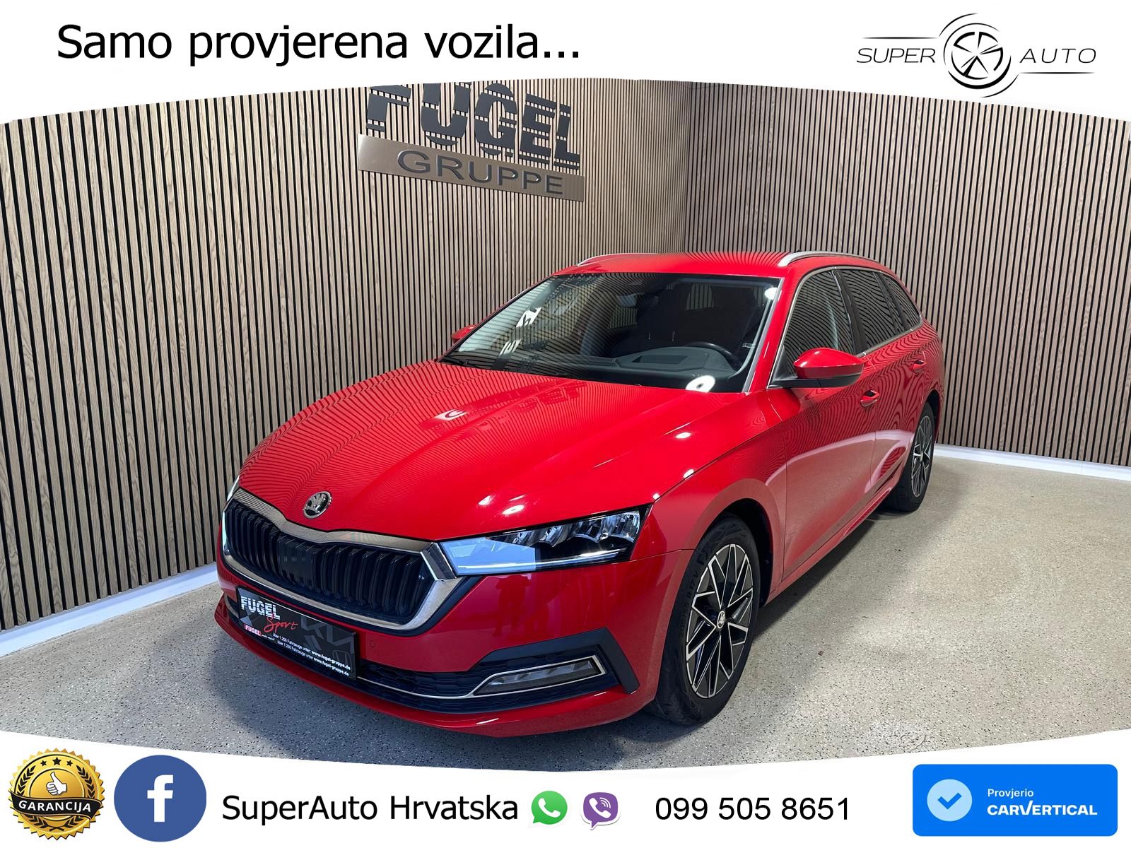 Škoda Octavia Combi 2.0 TDI (150 KS) 4x4 DSG LED+GR SJED+ACC