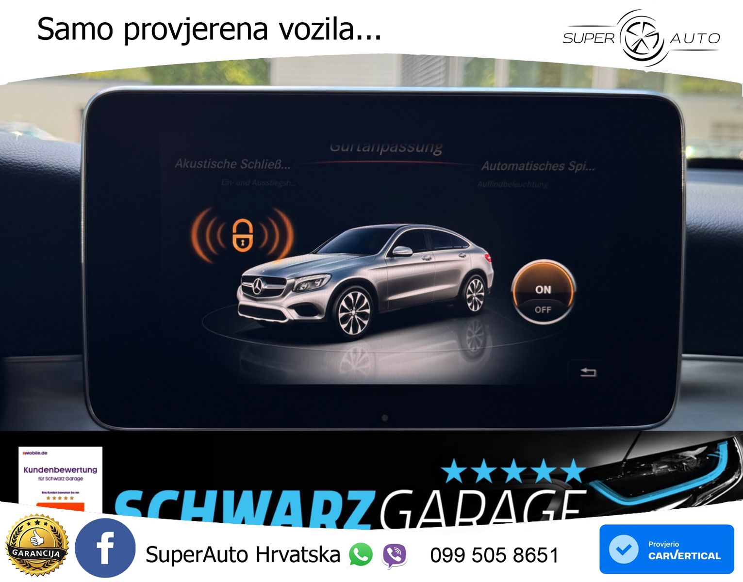 Mercedes GLC Coupe 300 (245 KS) 4MATIC G-TRONIC AMG ZRAČNI+ACC+GR SJED+KAM+PANO