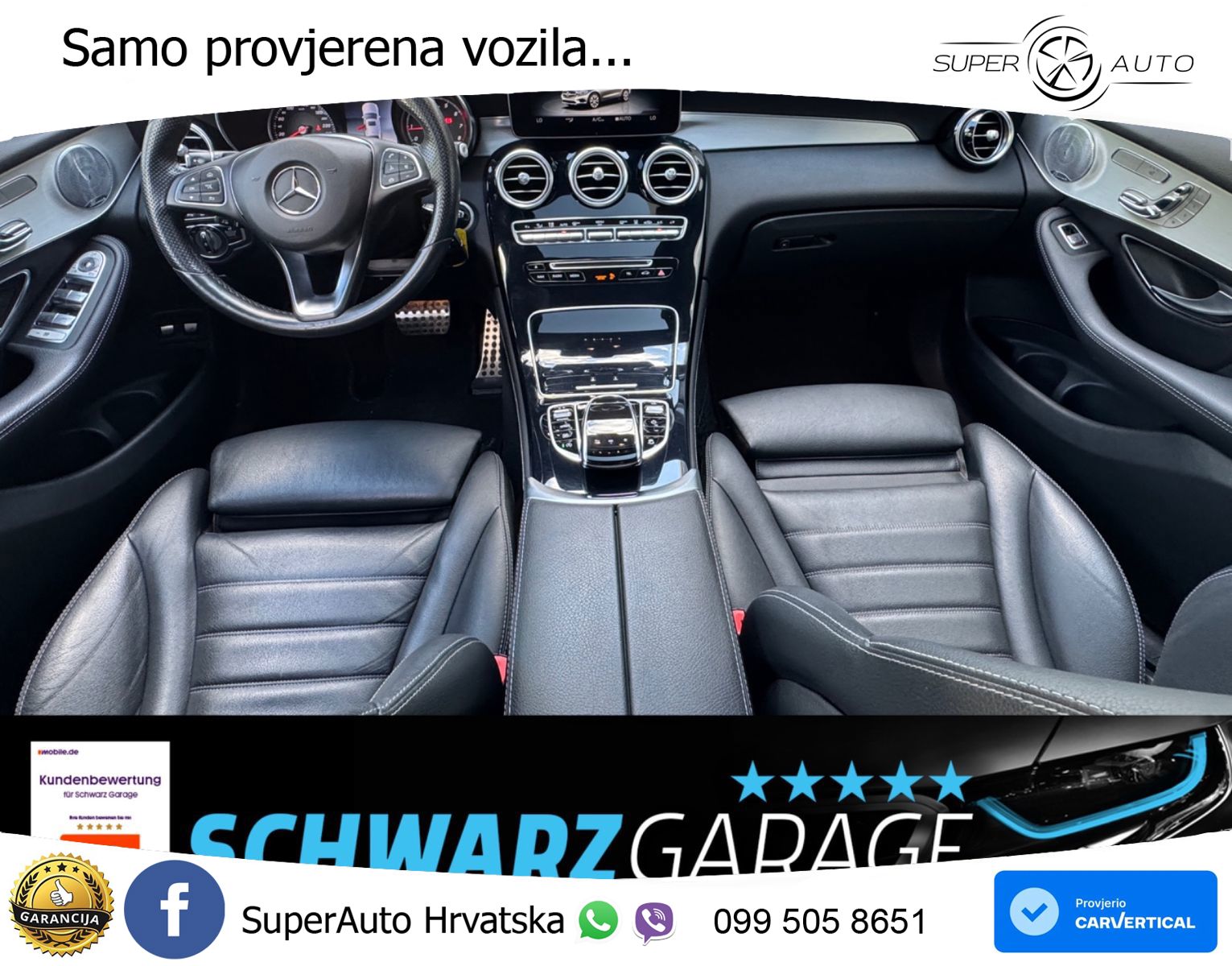 Mercedes GLC Coupe 300 (245 KS) 4MATIC G-TRONIC AMG ZRAČNI+ACC+GR SJED+KAM+PANO