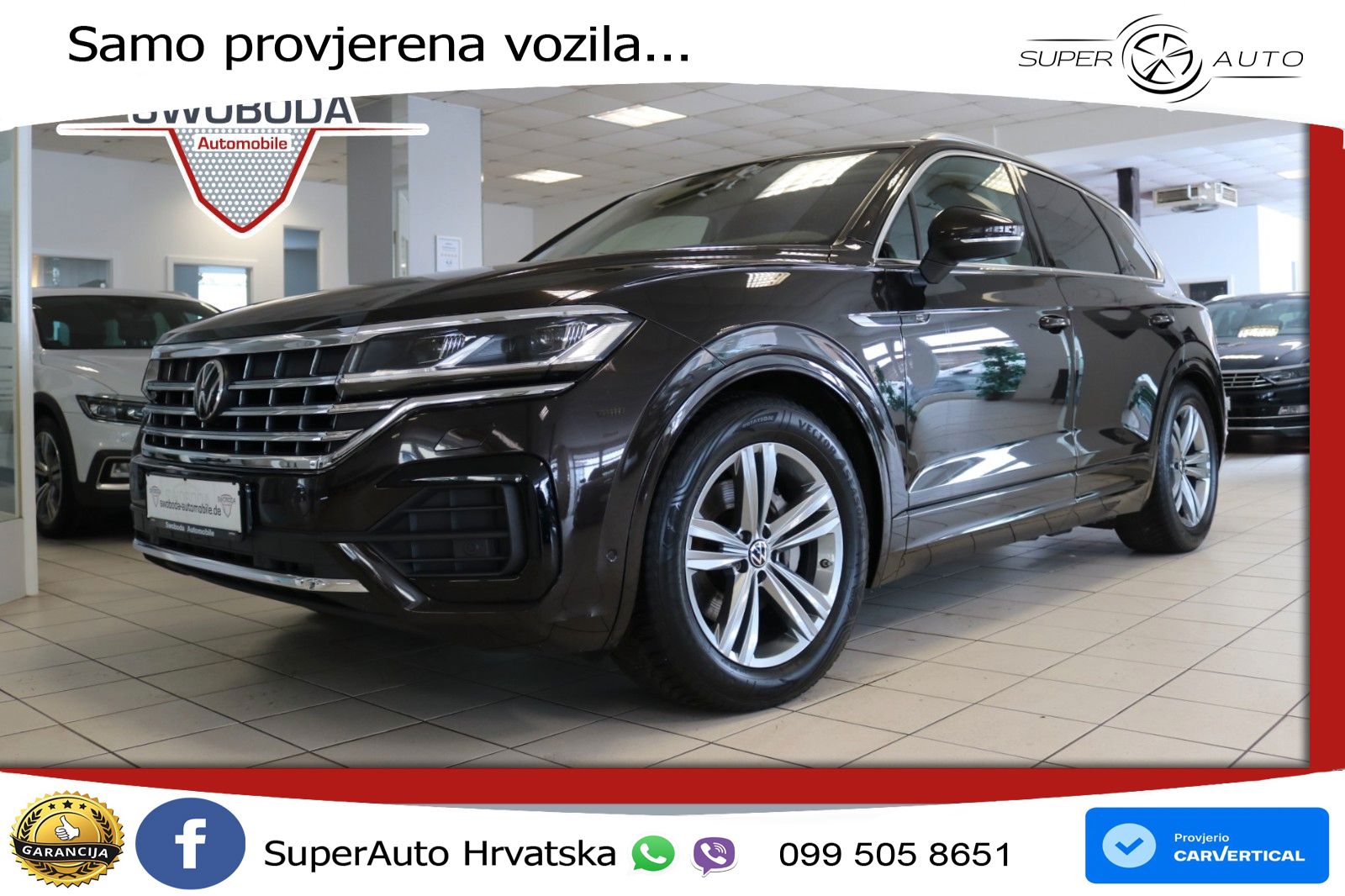 Volkswagen Touareg 3.0 V6 TDI (231 KS) 4MOTION Tiptronic R-Line ZRAČNI+ACC+4xGR SJED+KAM