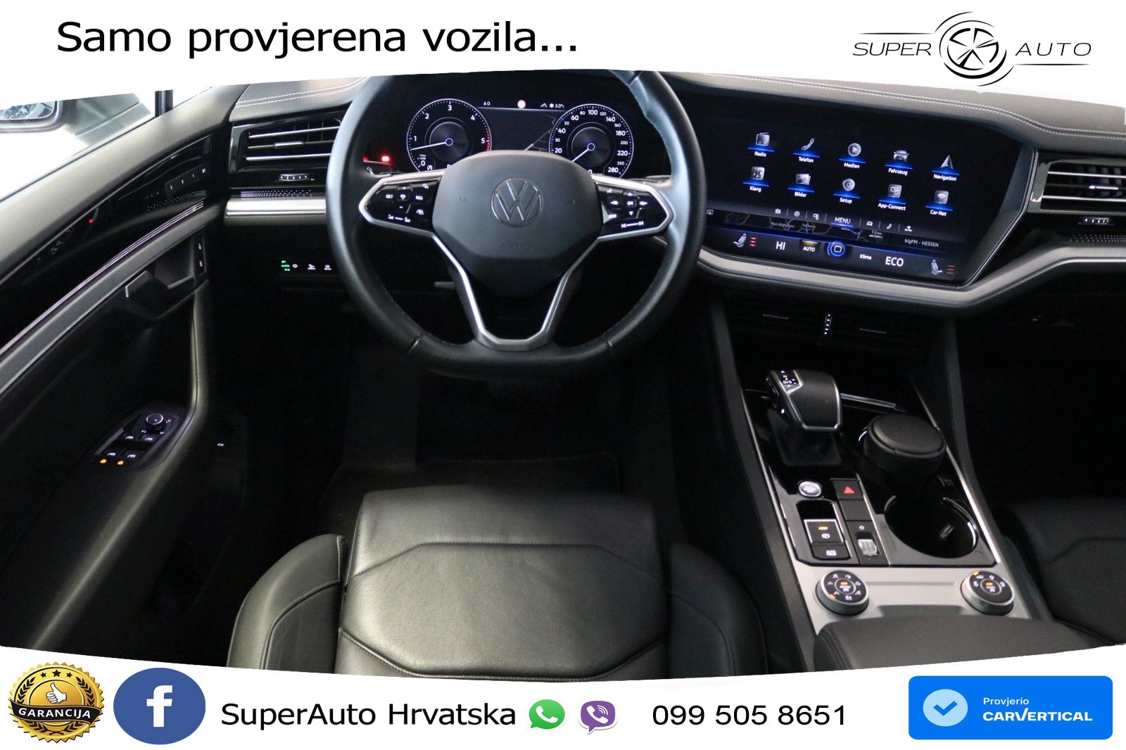 Volkswagen Touareg 3.0 V6 TDI (231 KS) 4MOTION Tiptronic R-Line ZRAČNI+ACC+4xGR SJED+KAM