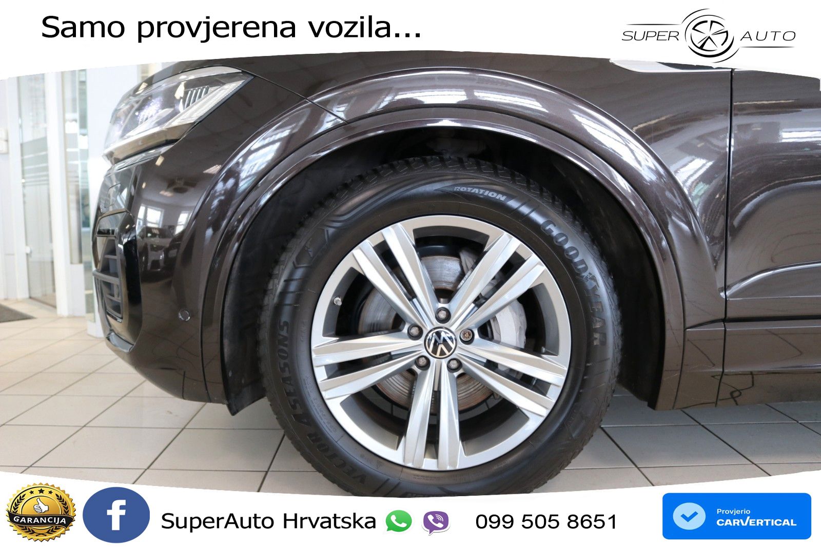 Volkswagen Touareg 3.0 V6 TDI (231 KS) 4MOTION Tiptronic R-Line ZRAČNI+ACC+4xGR SJED+KAM