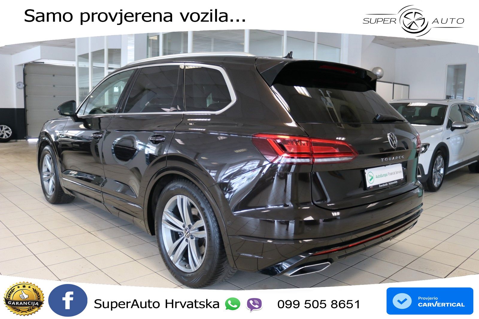 Volkswagen Touareg 3.0 V6 TDI (231 KS) 4MOTION Tiptronic R-Line ZRAČNI+ACC+4xGR SJED+KAM