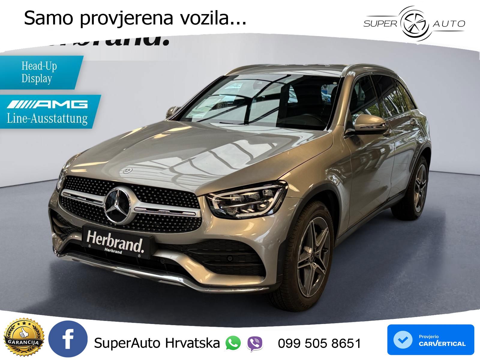 Mercedes GLC 200 (197 KS) 4MATIC G-TRONIC AMG LED+GR SJED+ACC