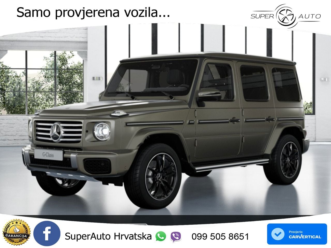 Mercedes G 450d Long (367 KS) 4MATIC 9G-TRONIC Exclusive LED+GR SJED+ACC