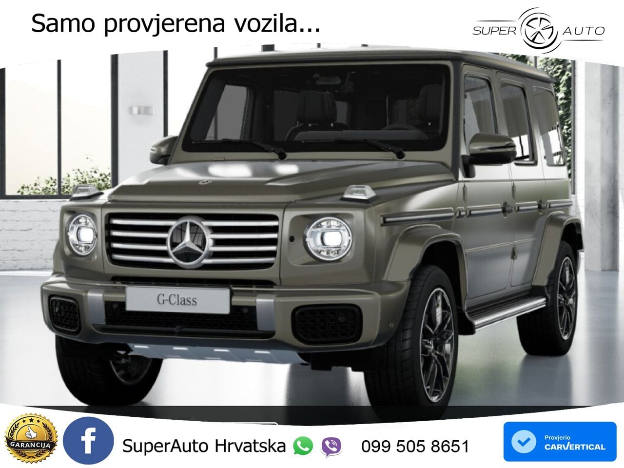 Mercedes G 450d Long (367 KS) 4MATIC 9G-TRONIC Exclusive LED+GR SJED+ACC