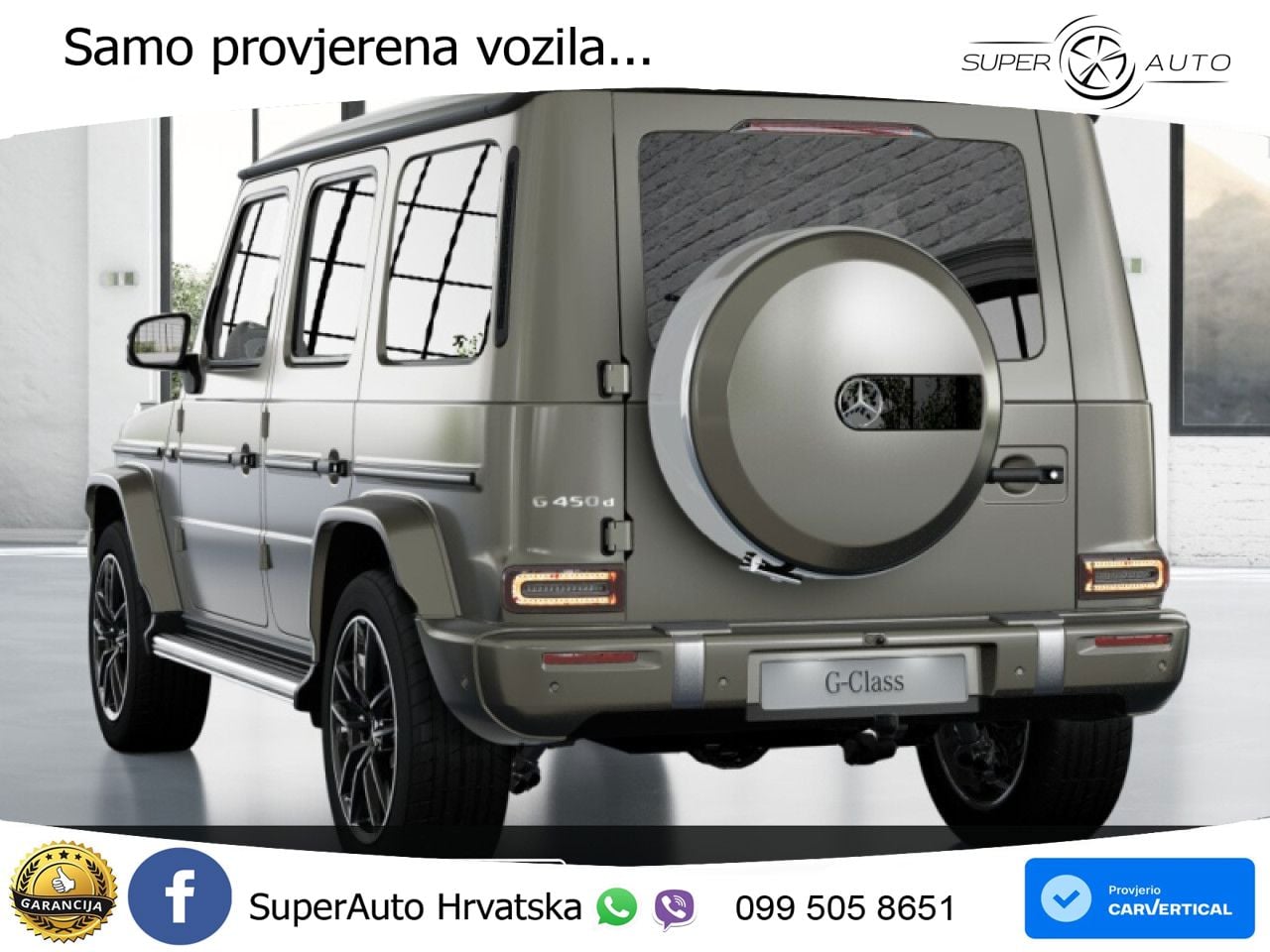 Mercedes G 450d Long (367 KS) 4MATIC 9G-TRONIC Exclusive LED+GR SJED+ACC