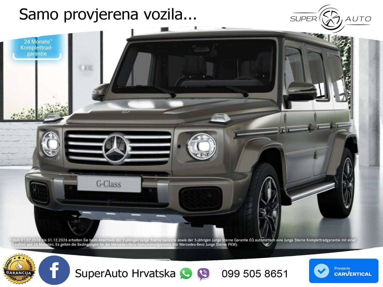 Mercedes G 450d Long (367 KS) 4MATIC 9G-TRONIC Exclusive LED+GR SJED+ACC