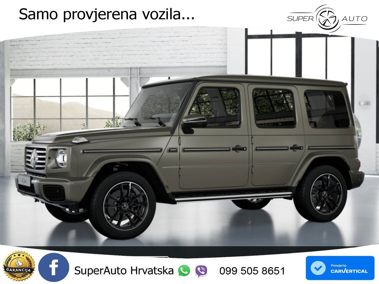 Mercedes G 450d Long (367 KS) 4MATIC 9G-TRONIC Exclusive LED+GR SJED+ACC