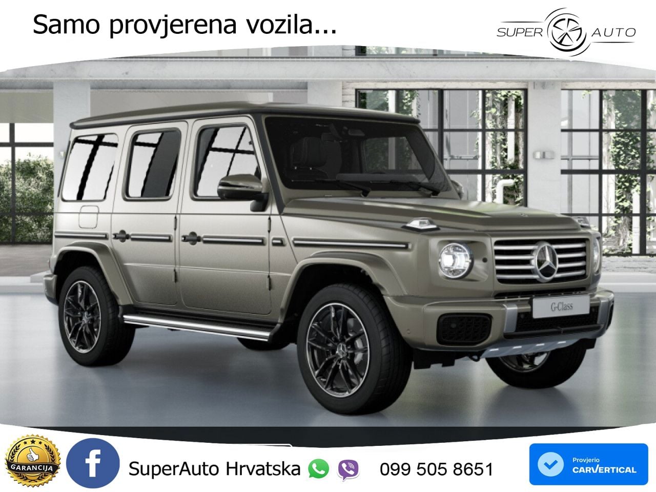 Mercedes G 450d Long (367 KS) 4MATIC 9G-TRONIC Exclusive LED+GR SJED+ACC