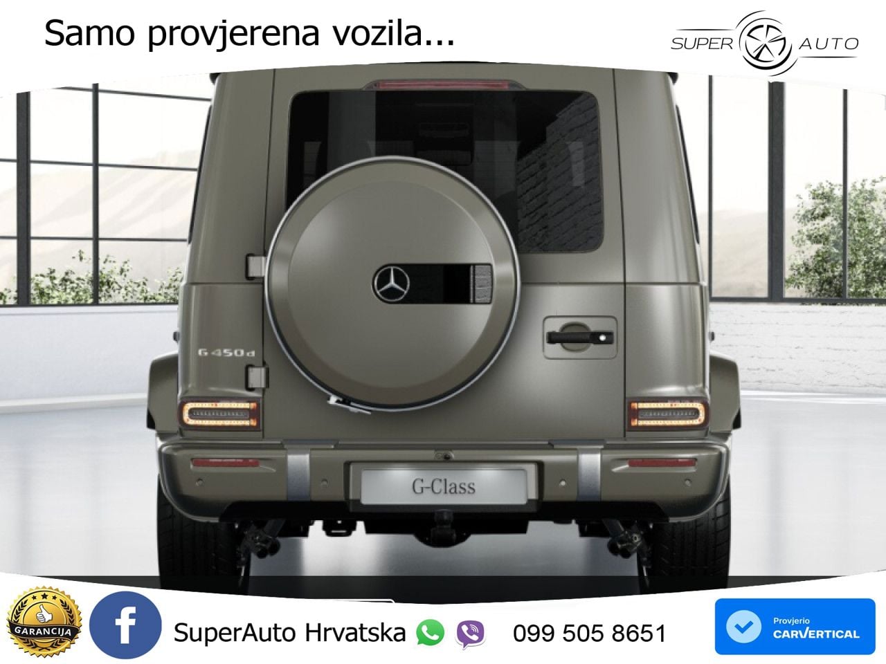 Mercedes G 450d Long (367 KS) 4MATIC 9G-TRONIC Exclusive LED+GR SJED+ACC
