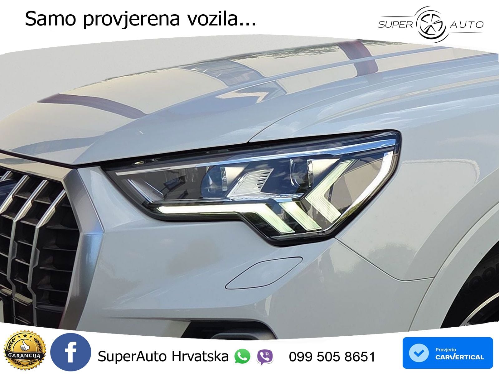 Audi Q3 40 TFSI (190 KS) quattro S tronic S line MATRIX+GR SJED+KAM