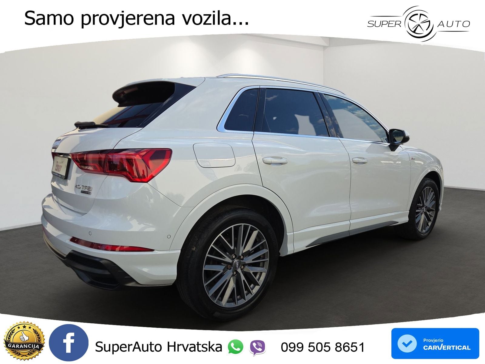 Audi Q3 40 TFSI (190 KS) quattro S tronic S line MATRIX+GR SJED+KAM
