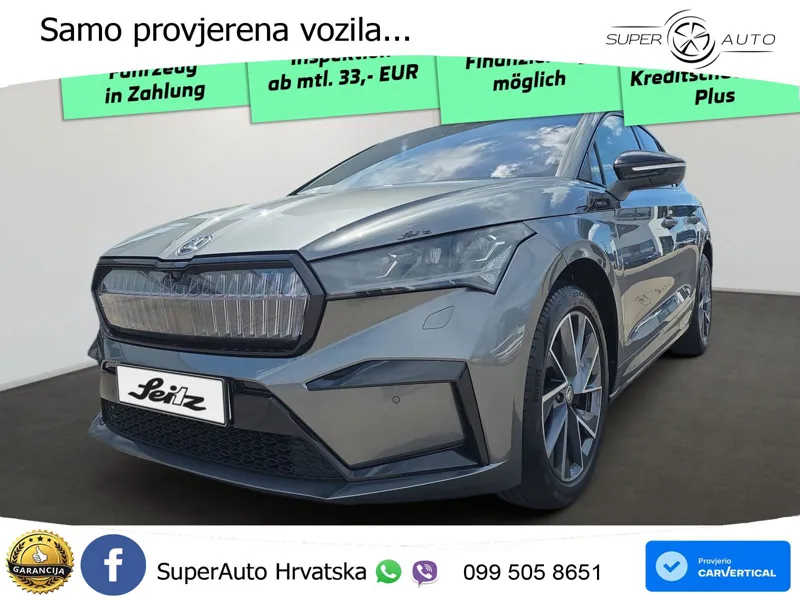 Škoda Enyaq iV 80x 82 kWh (265 KS) AWD SportLine LED+GR SJED+ACC