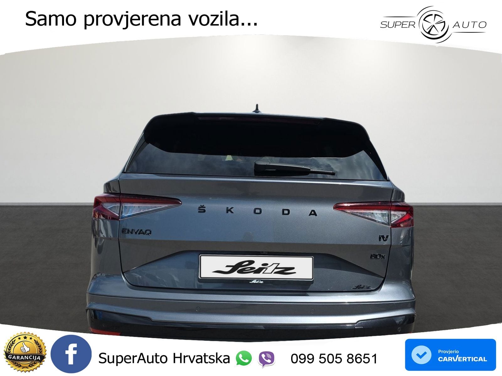 Škoda Enyaq iV 80x 82 kWh (265 KS) AWD SportLine LED+GR SJED+ACC