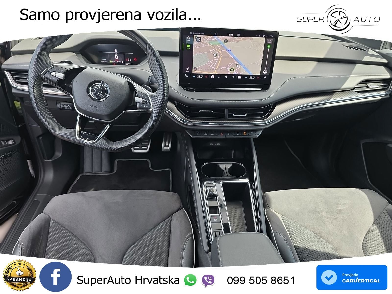 Škoda Enyaq iV 80x 82 kWh (265 KS) AWD SportLine LED+GR SJED+ACC