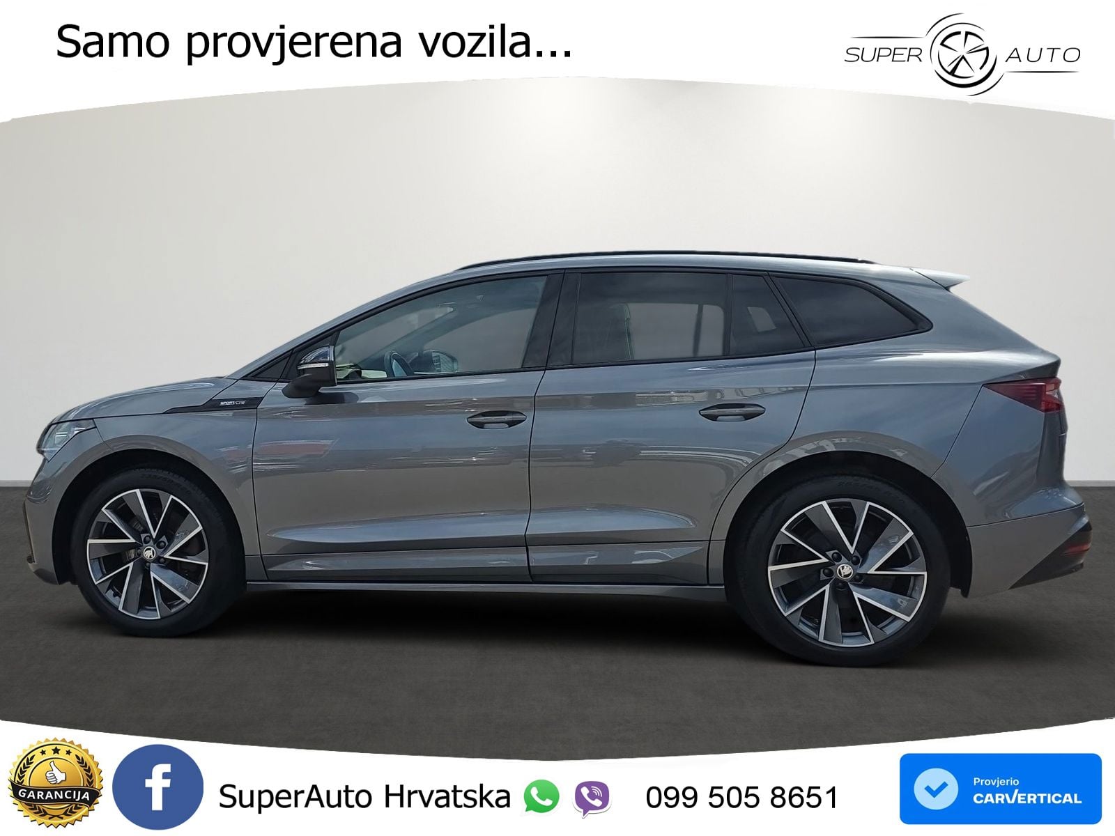 Škoda Enyaq iV 80x 82 kWh (265 KS) AWD SportLine LED+GR SJED+ACC