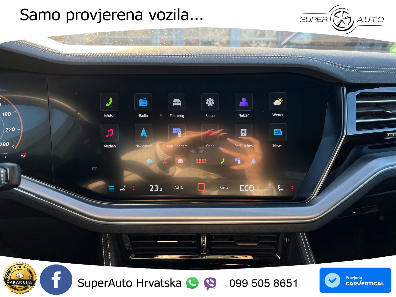 Volkswagen Touareg 3.0 V6 TFSI (381 KS) 4MOTION Tiptronic ZRAČNI+ACC+GR SJED+KAM+PANO