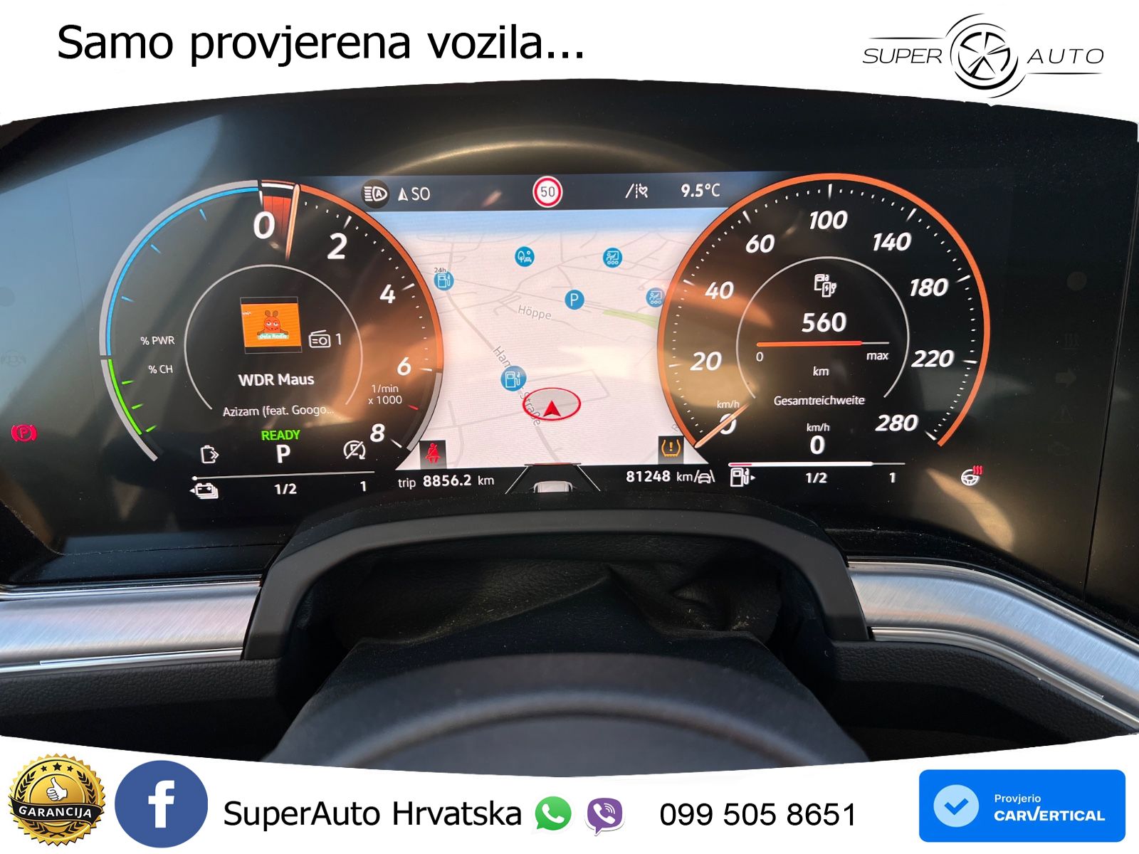 Volkswagen Touareg 3.0 V6 TFSI (381 KS) 4MOTION Tiptronic ZRAČNI+ACC+GR SJED+KAM+PANO