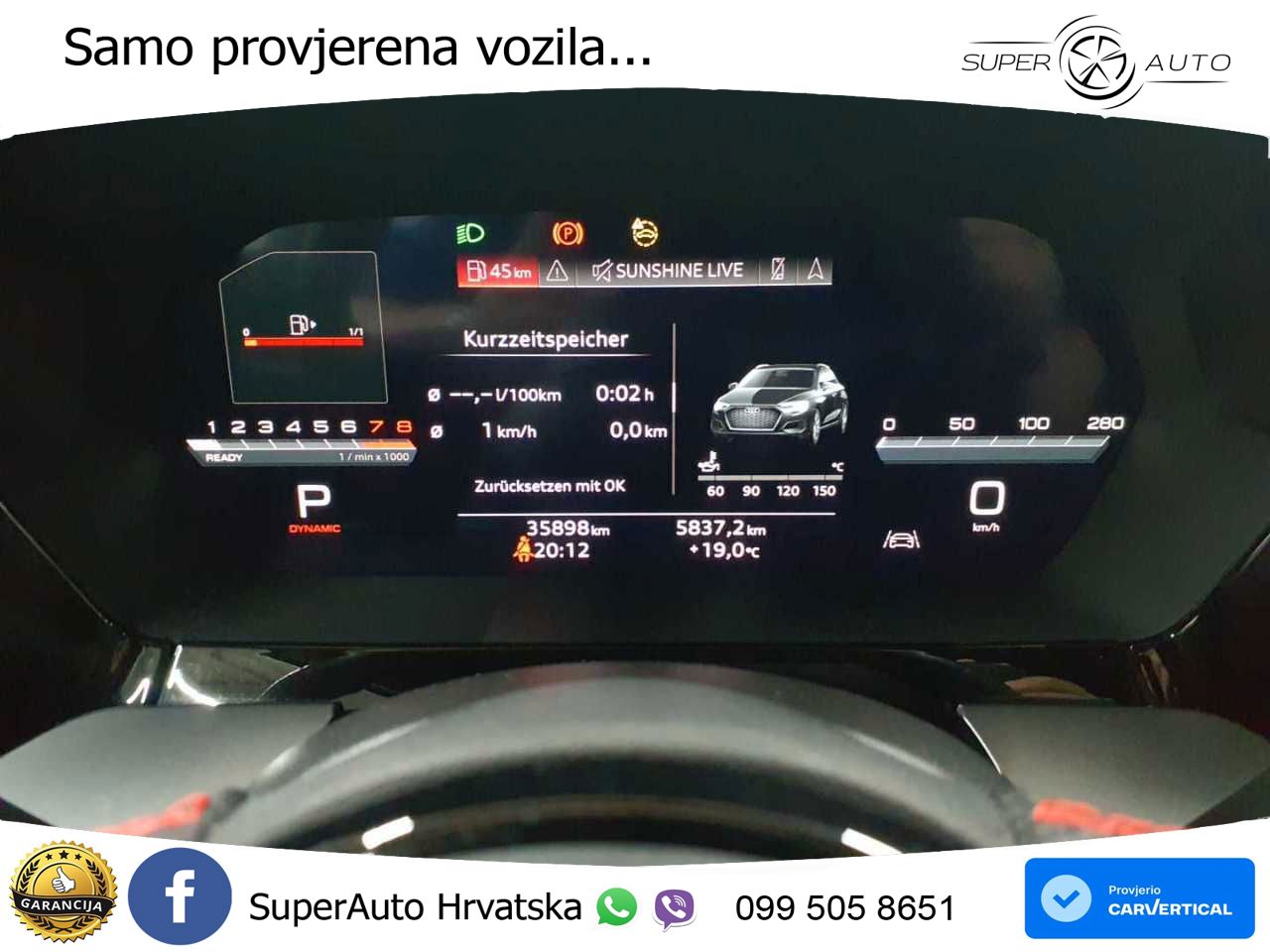 Audi A3 40 TFSI (190 KS) quattro S tronic