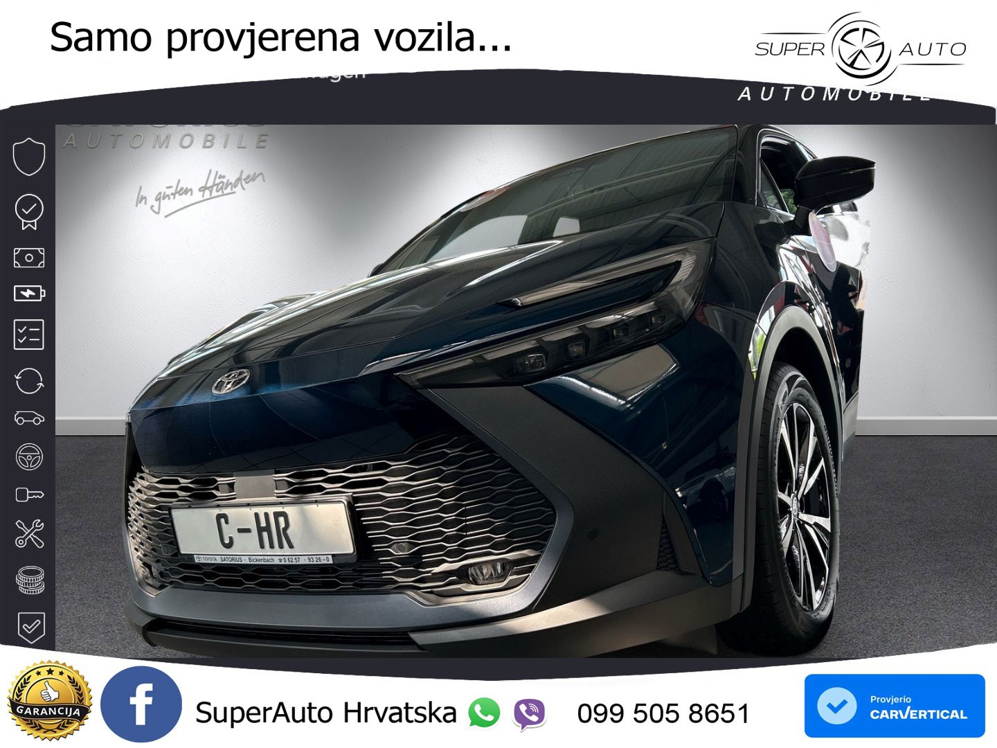 Toyota C-HR 2.0 (223 KS) PHEV e-CVT Teamplayer LED+GR SJED+ACC