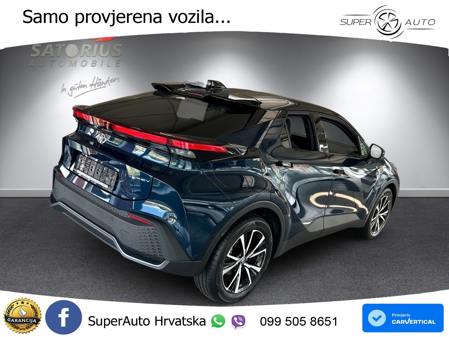 Toyota C-HR 2.0 (223 KS) PHEV e-CVT Teamplayer LED+GR SJED+ACC