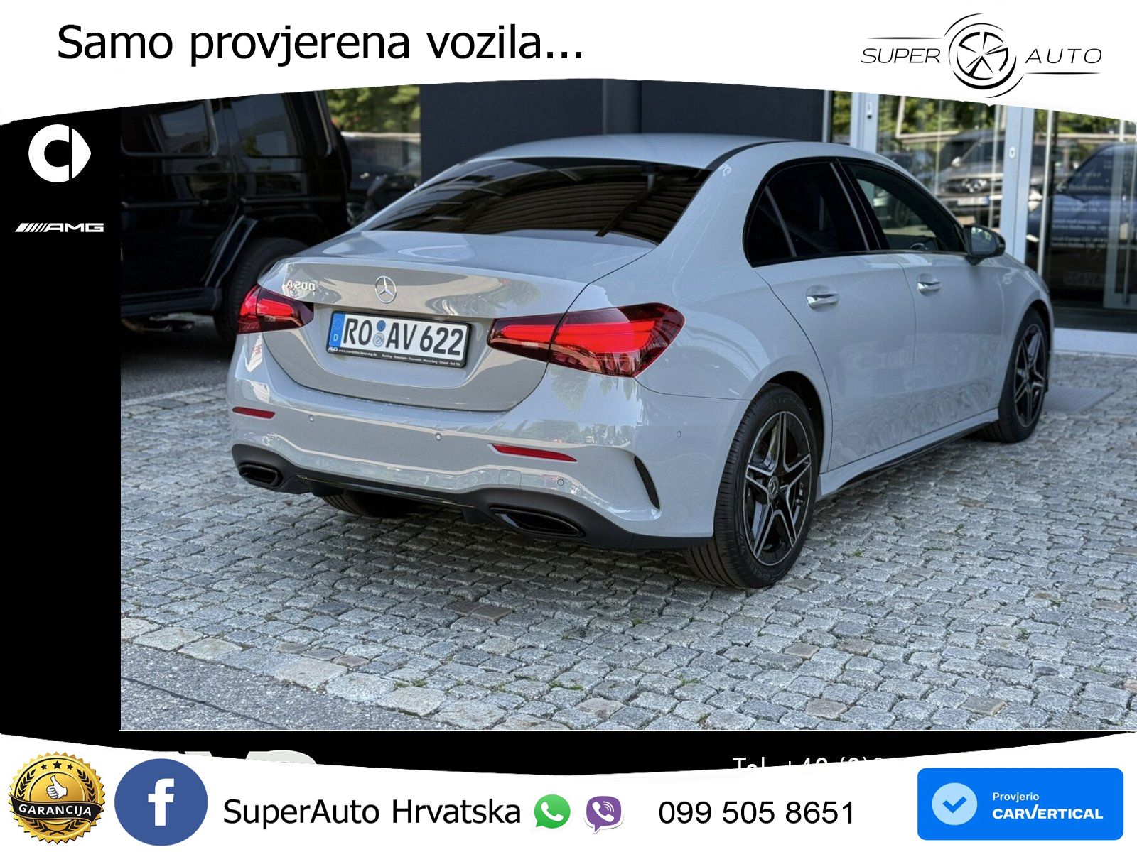 Mercedes-Benz A 200 7G-DCT AMG LED+GR SJED+ACC