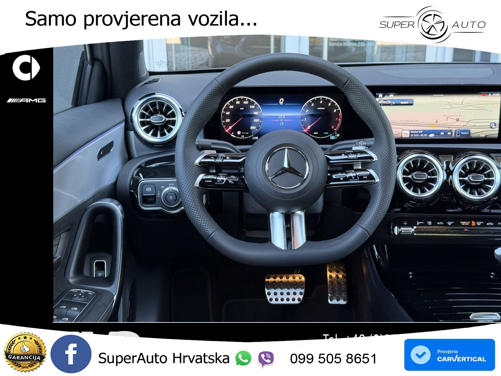 Mercedes-Benz A 200 7G-DCT AMG LED+GR SJED+ACC