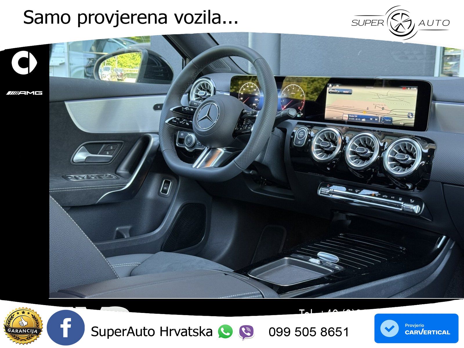 Mercedes-Benz A 200 7G-DCT AMG LED+GR SJED+ACC