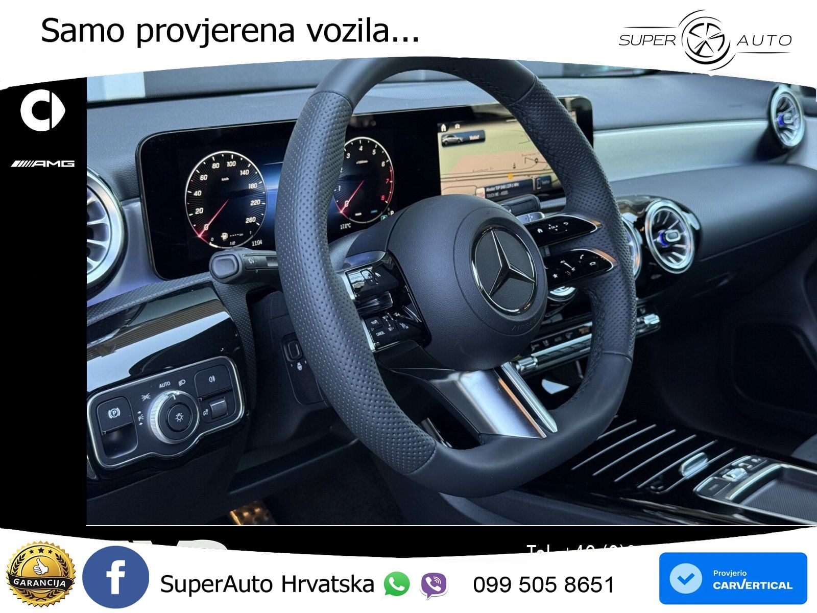 Mercedes-Benz A 200 7G-DCT AMG LED+GR SJED+ACC
