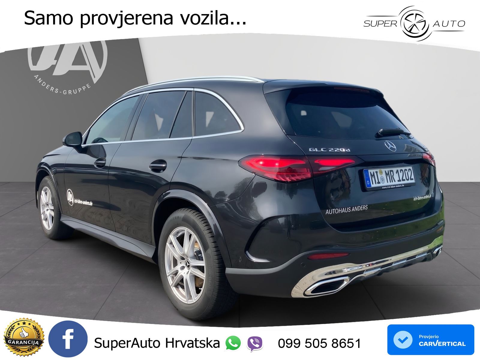 Mercedes GLC 220d (197 KS) 4MATIC 9G-TRONIC AMG ACC+GR SJED+360+PANO