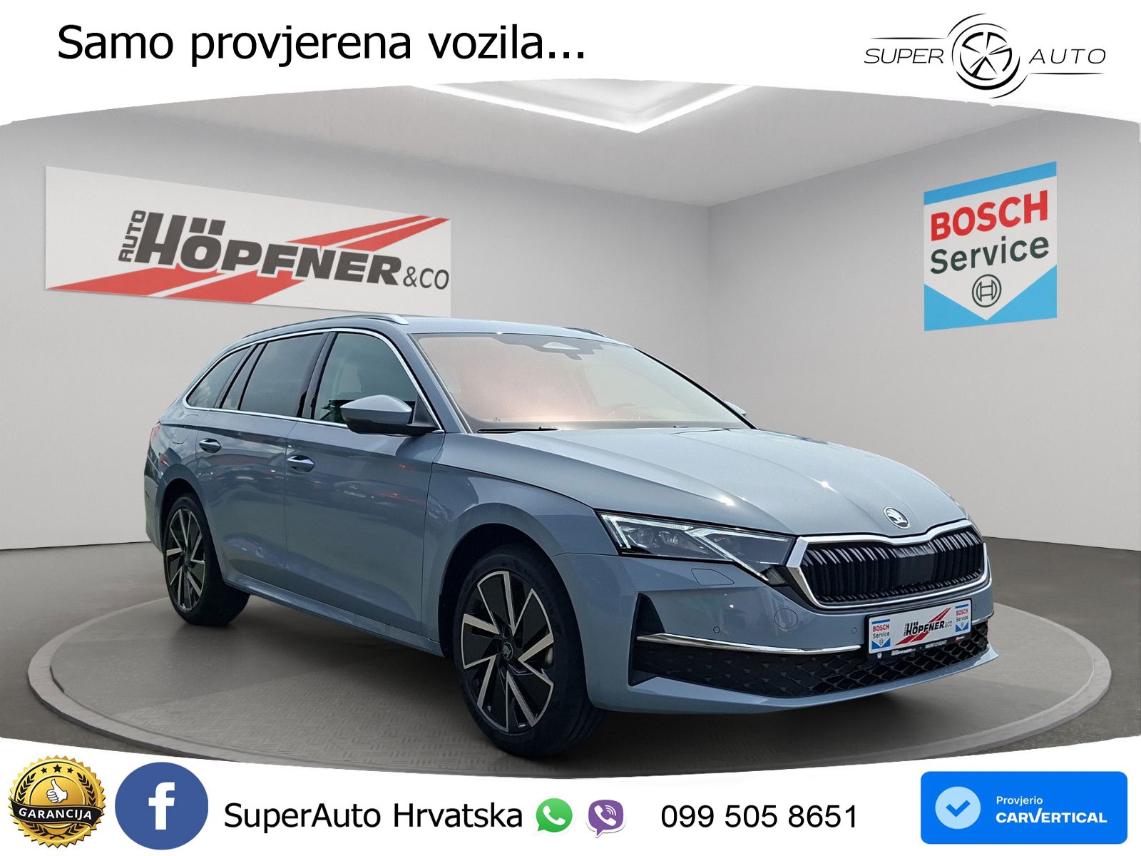 Škoda Octavia Combi 1.5 TSI (150 KS) Selection MATRIX+GR SJED+KAM