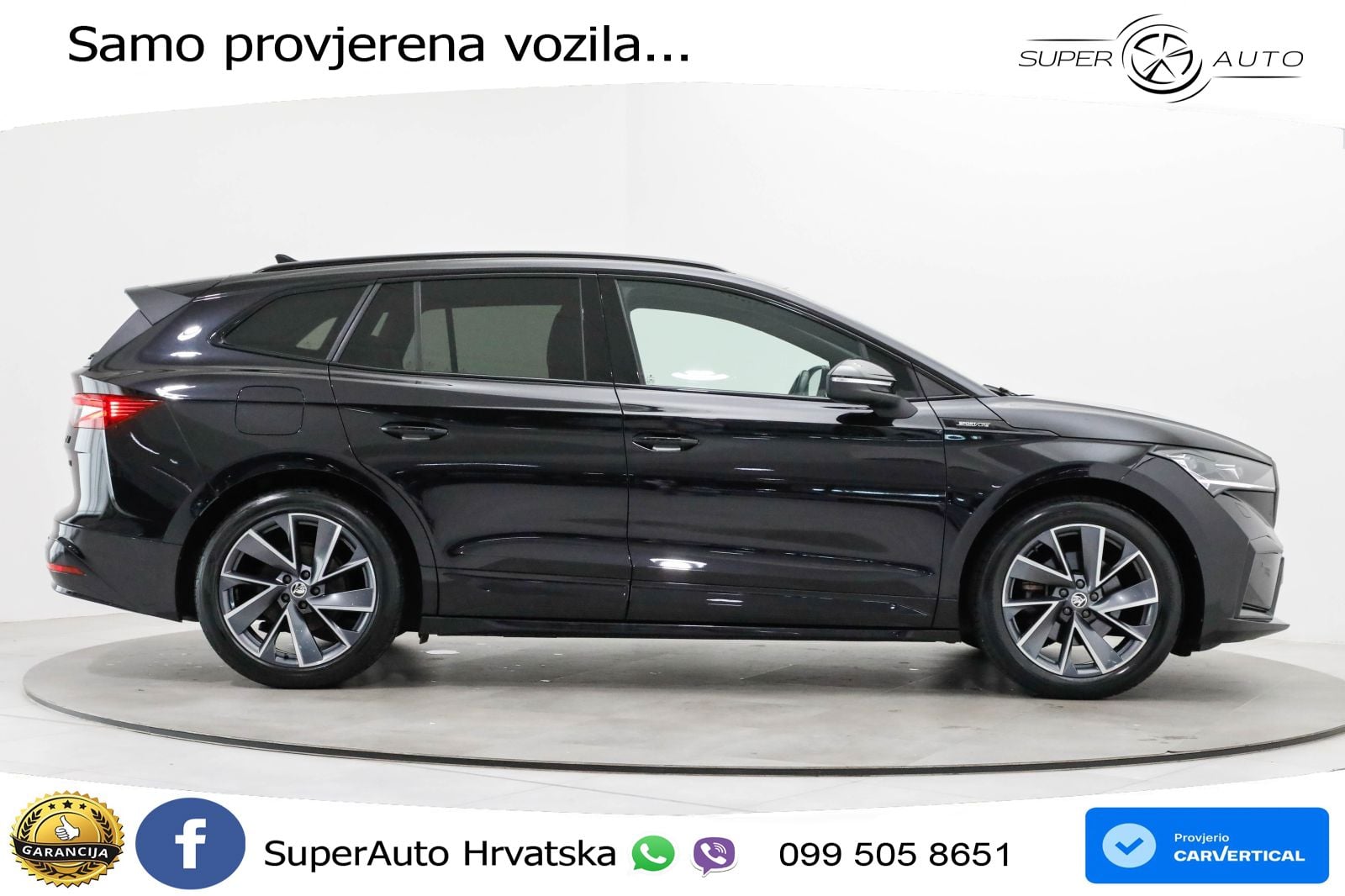 Škoda Enyaq iV 80 82 kWh (204 KS) SportLine LED+GR SJED+ACC
