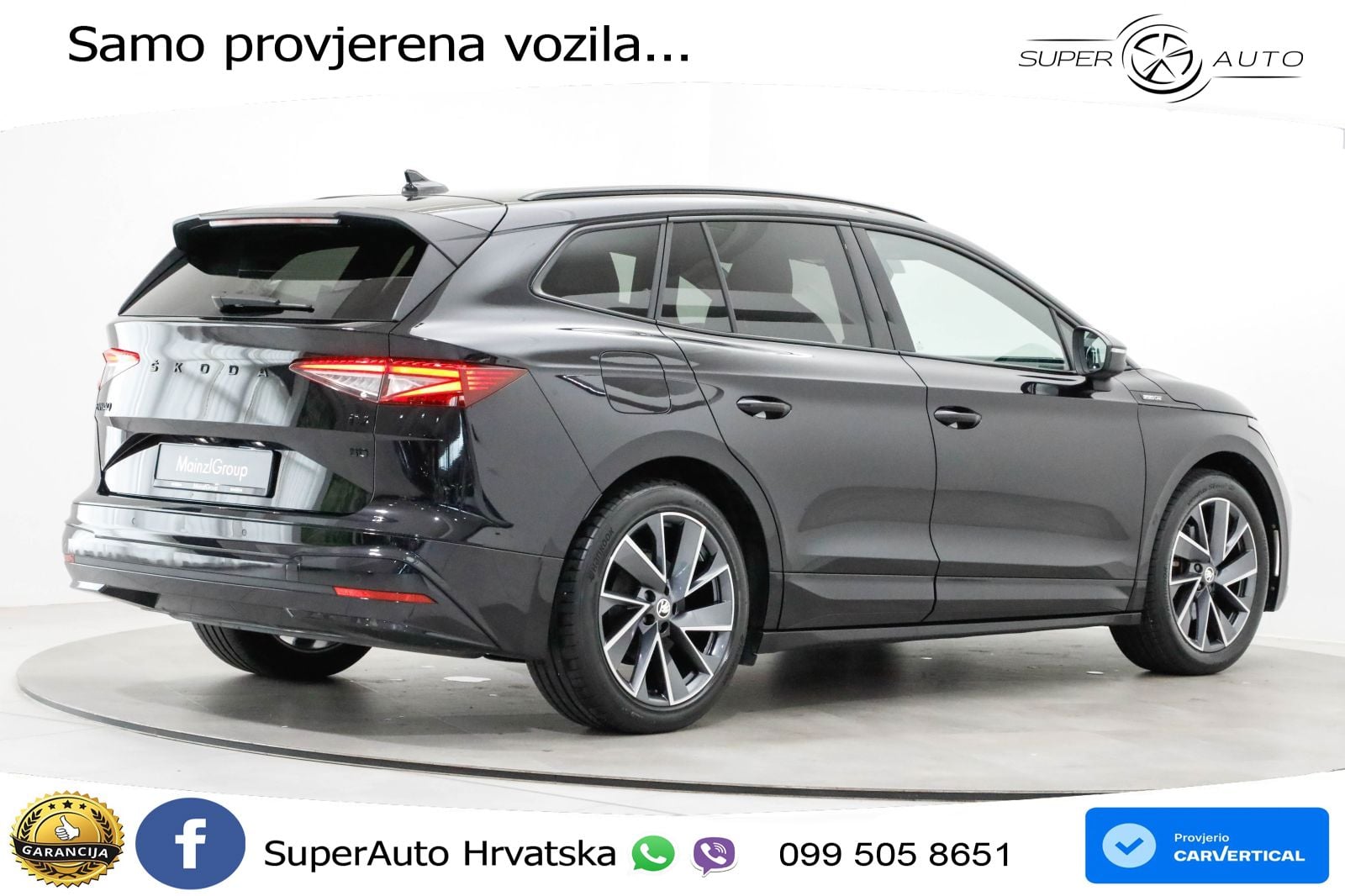 Škoda Enyaq iV 80 82 kWh (204 KS) SportLine LED+GR SJED+ACC
