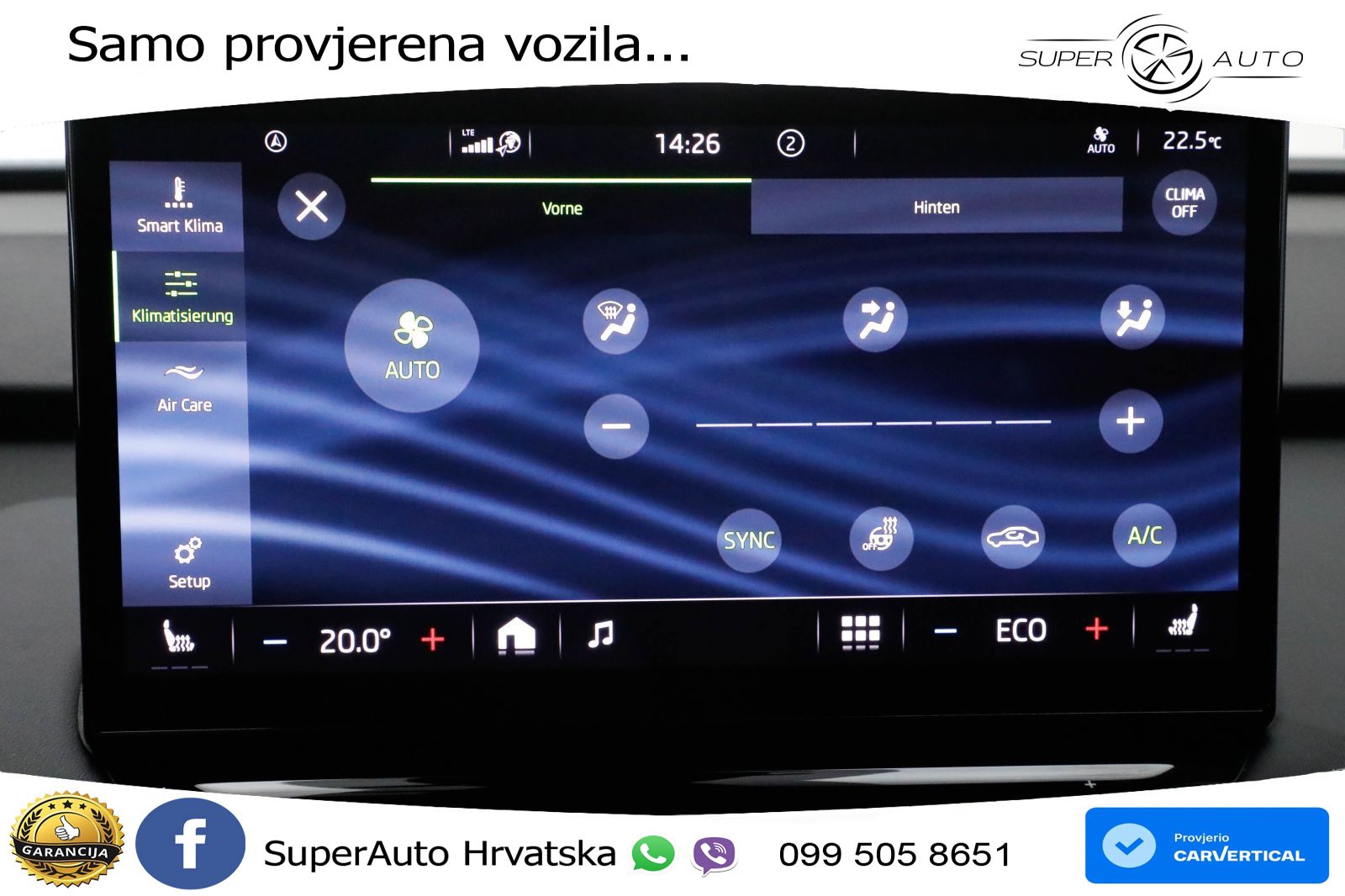 Škoda Enyaq iV 80 82 kWh (204 KS) SportLine LED+GR SJED+ACC