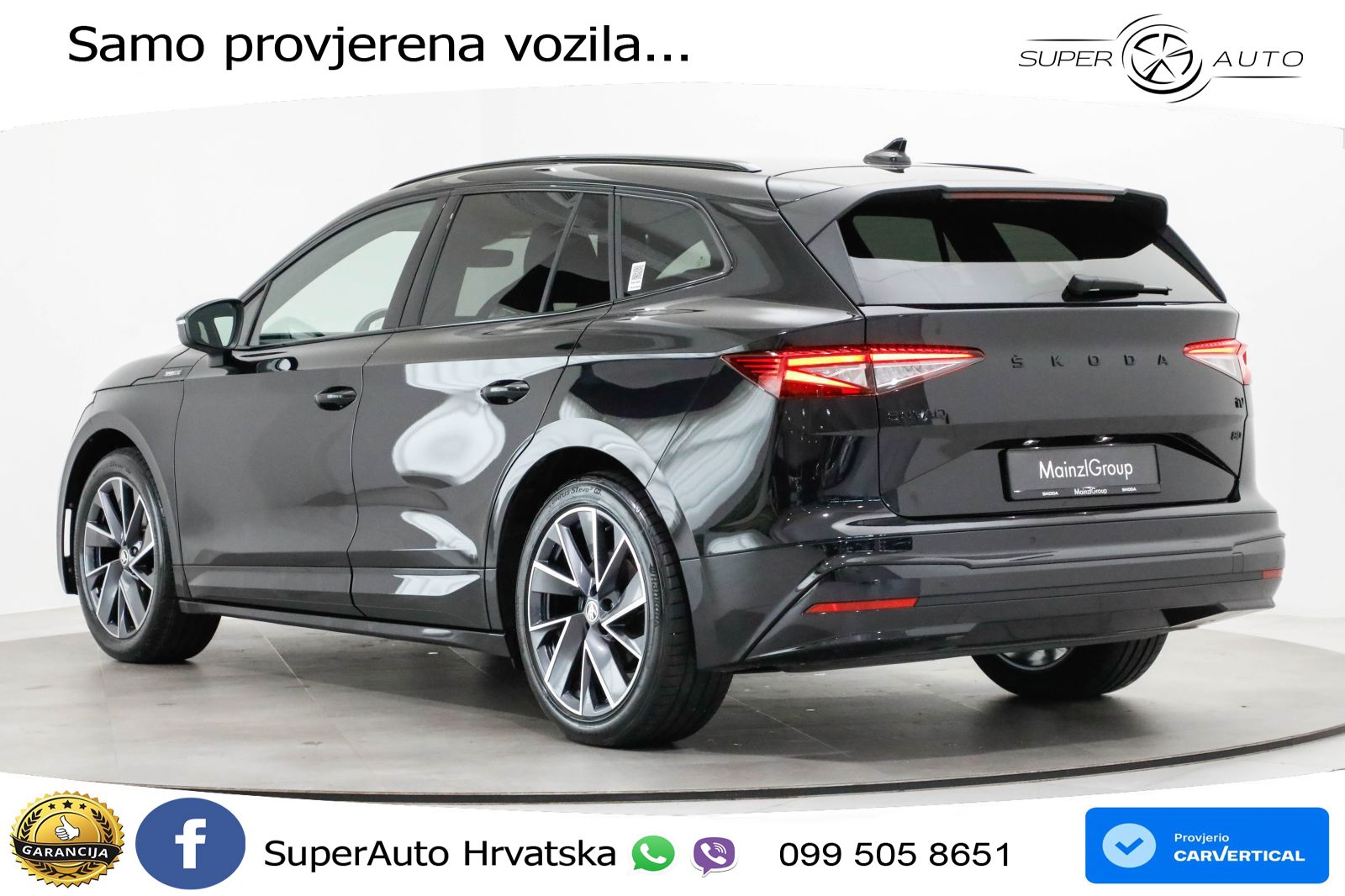 Škoda Enyaq iV 80 82 kWh (204 KS) SportLine LED+GR SJED+ACC