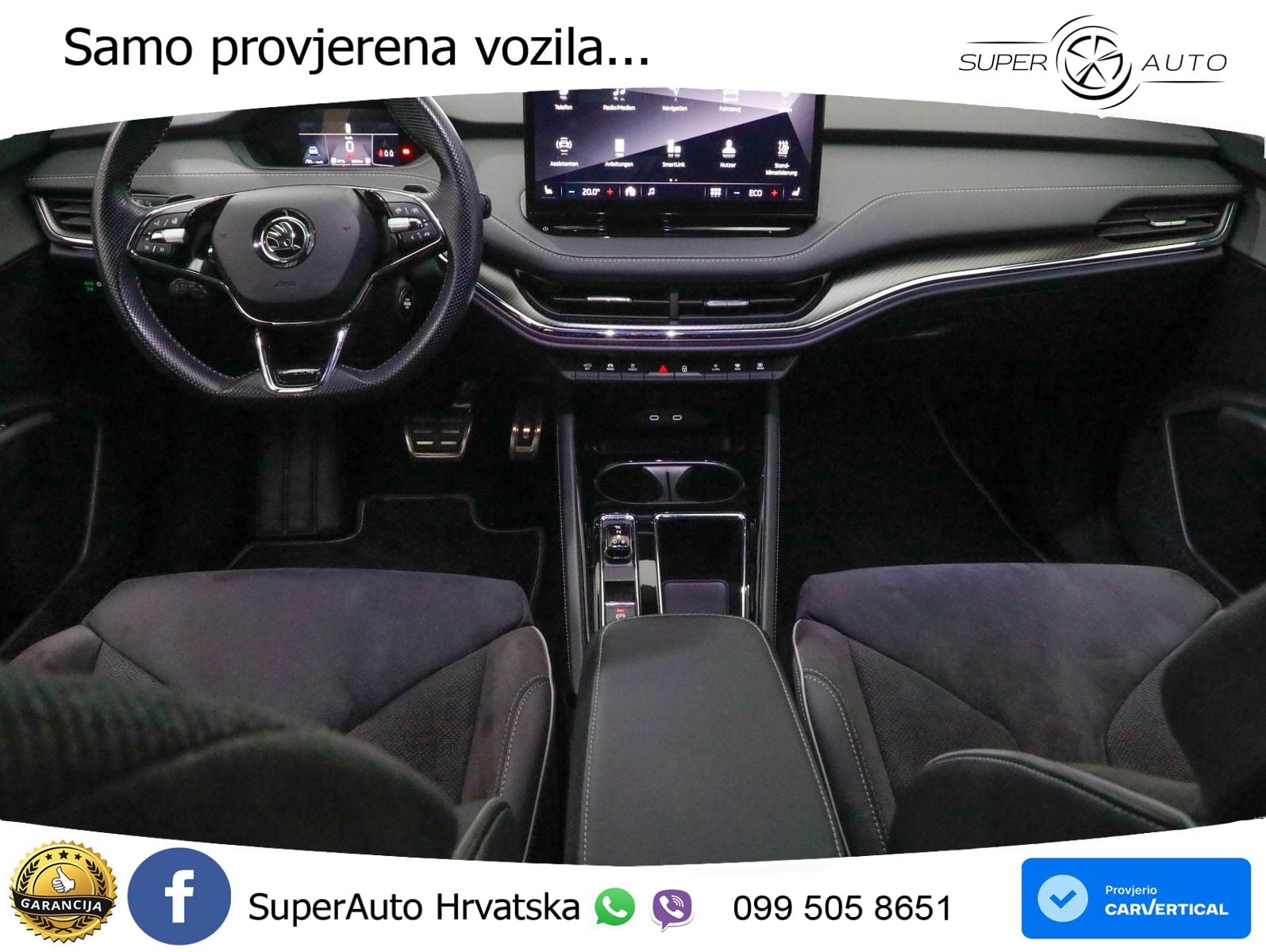 Škoda Enyaq iV 80 82 kWh (204 KS) SportLine LED+GR SJED+ACC