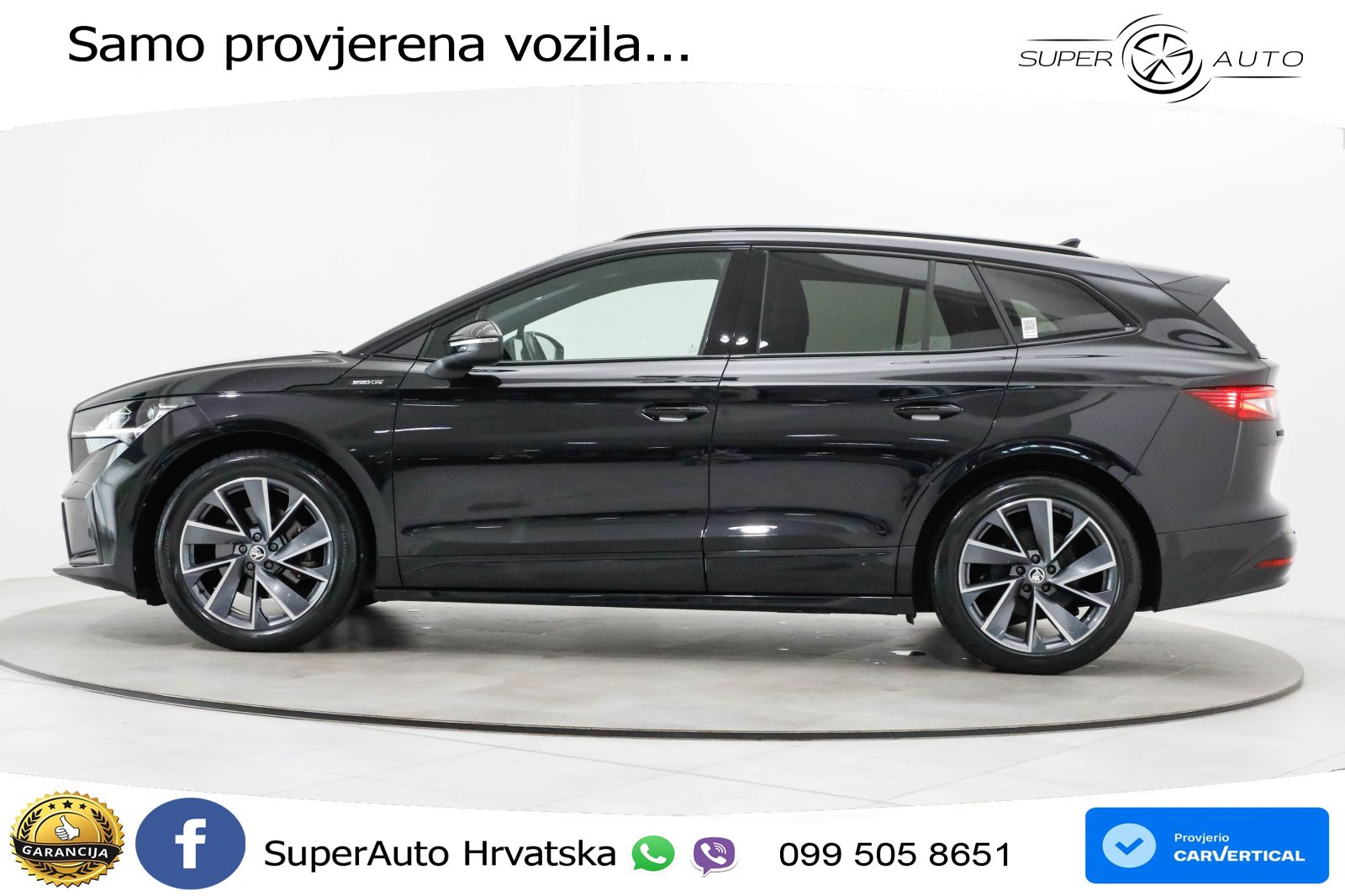 Škoda Enyaq iV 80 82 kWh (204 KS) SportLine LED+GR SJED+ACC