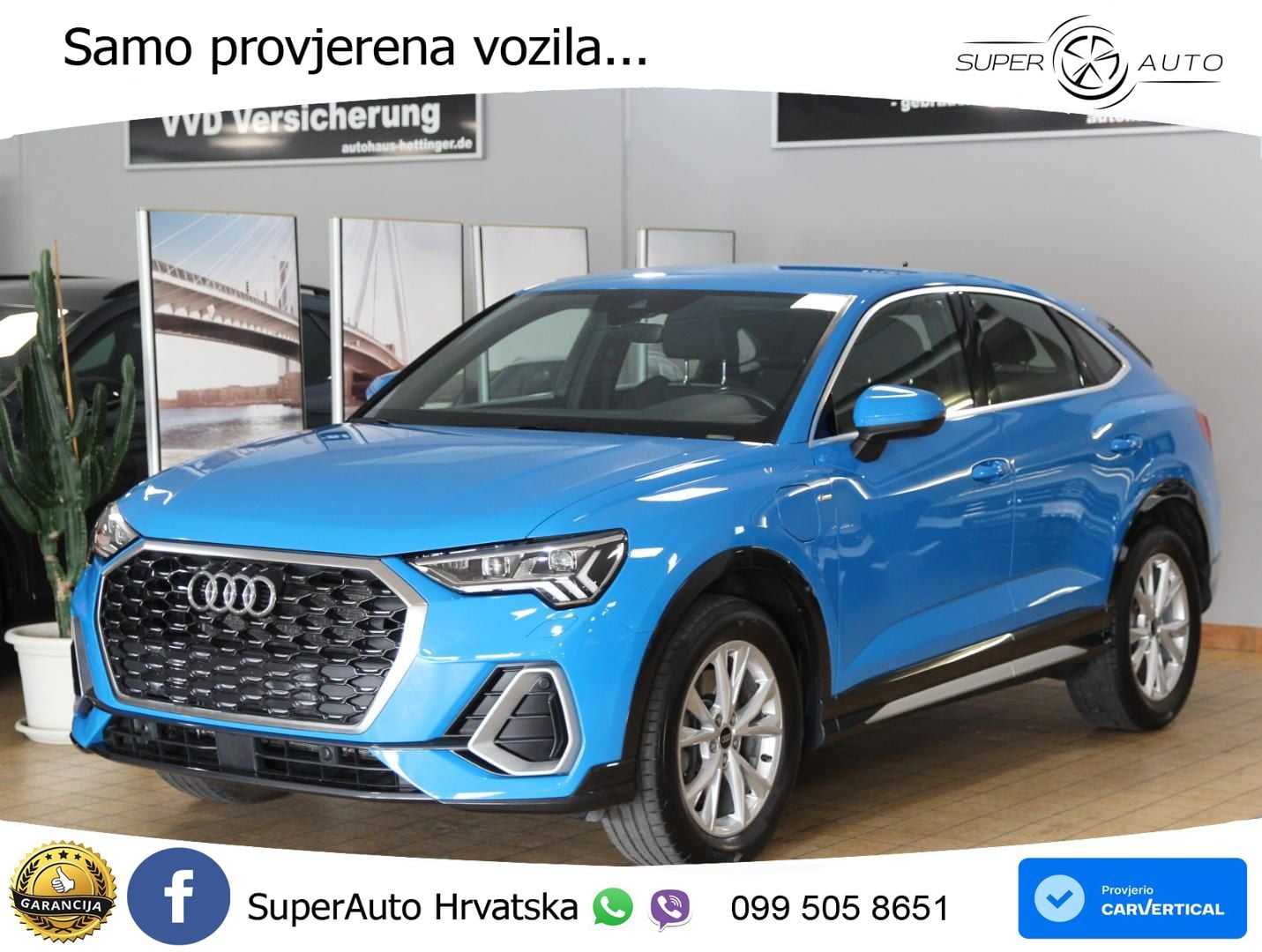 Audi Q3 Sportback 45 TFSIe (245 KS) S tronic S line MATRIX+GR SJED+KAM