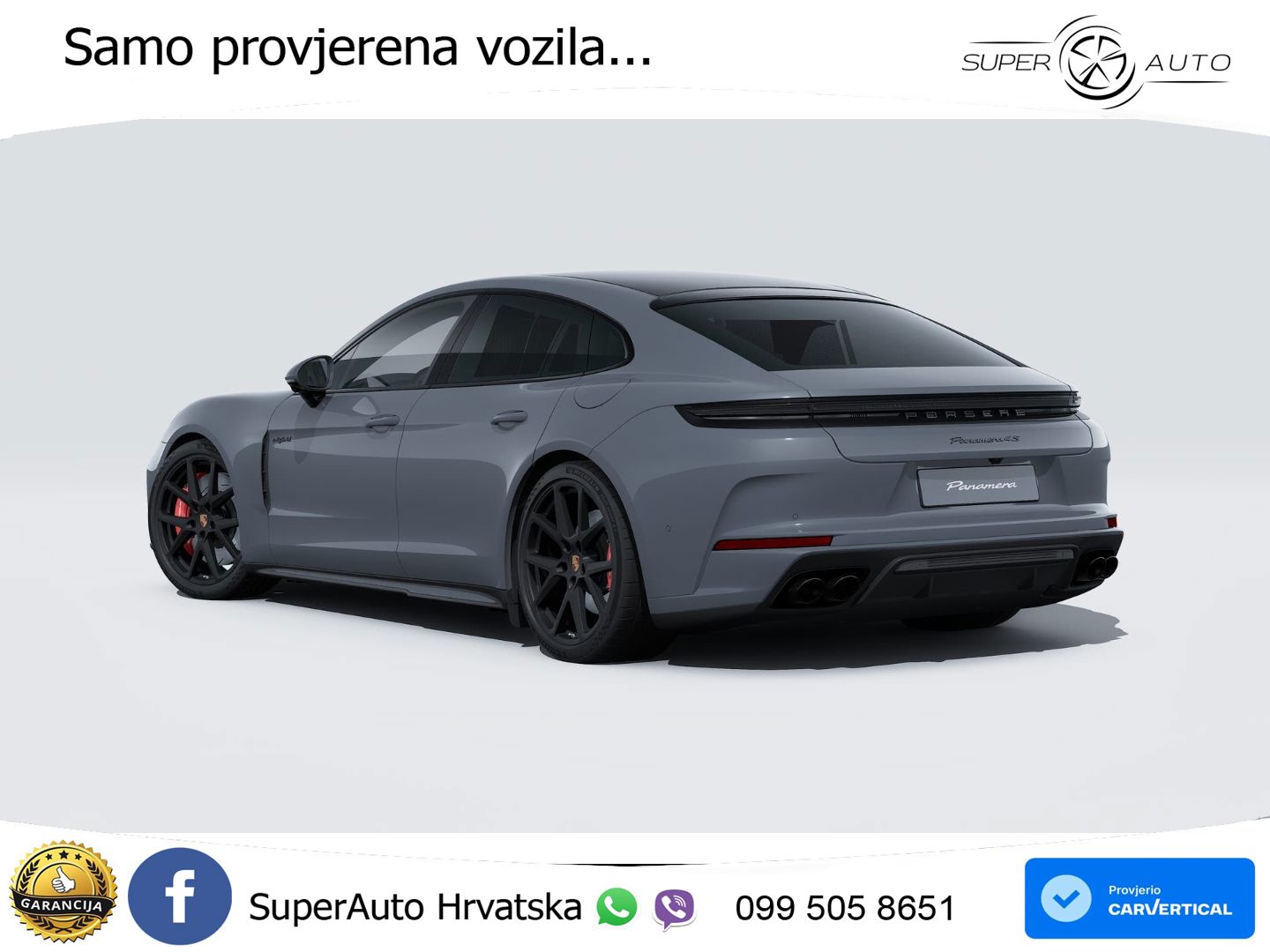 Porsche Panamera 4S 2.9 V6 (544 KS) E-Hybrid PDK ZRAČNI+ACC+GR SJED+KAM+PANO