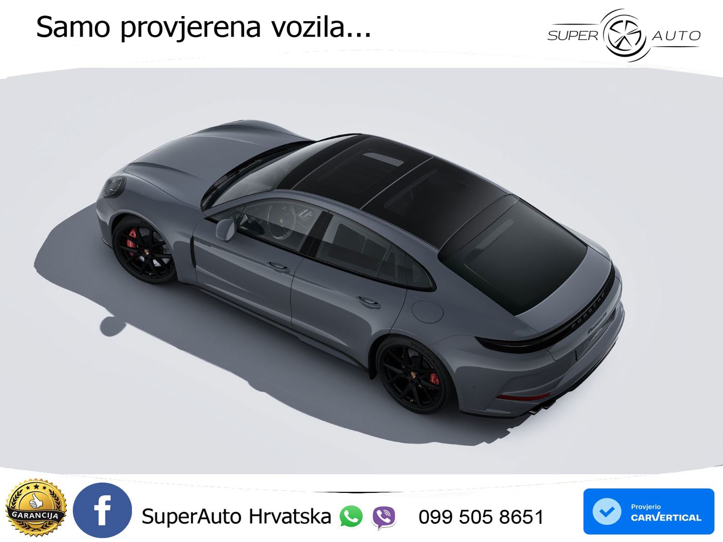 Porsche Panamera 4S 2.9 V6 (544 KS) E-Hybrid PDK ZRAČNI+ACC+GR SJED+KAM+PANO