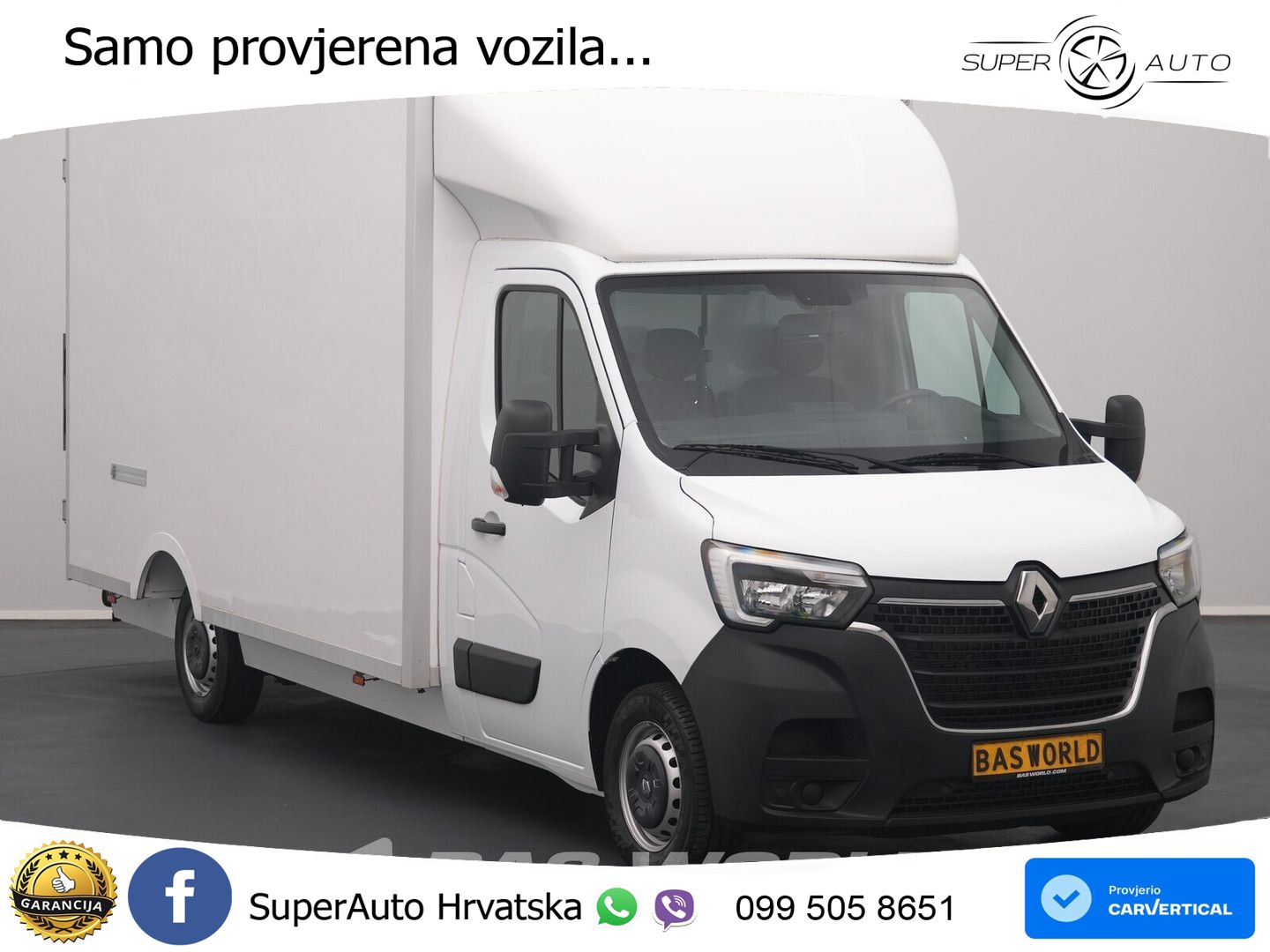 Renault Master 145PK Lowliner Bakwagen LED Navi Airco Cr 145 KS