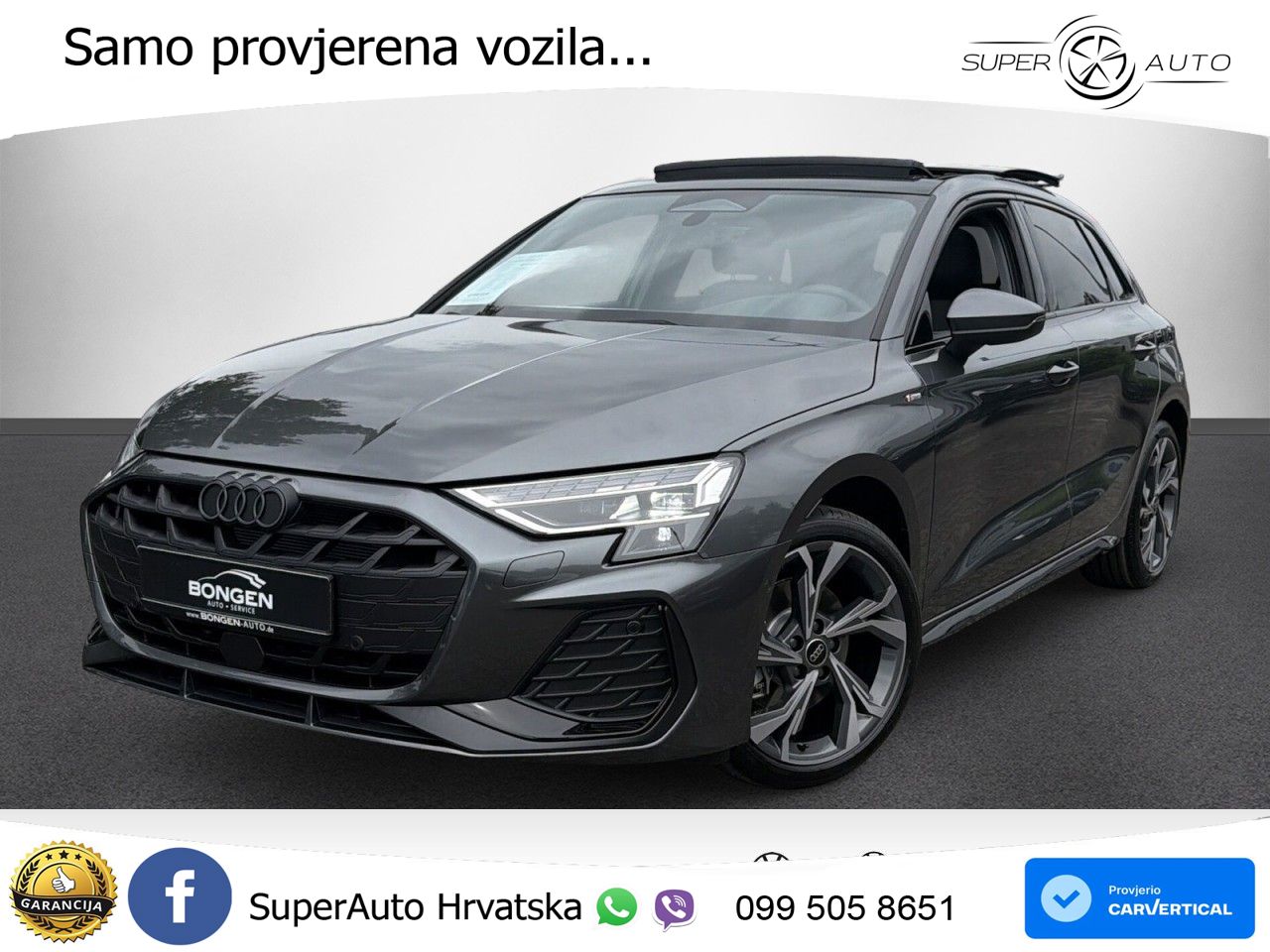 Audi A3 Sportback 40 TFSI (204 KS) quattro S tronic S line