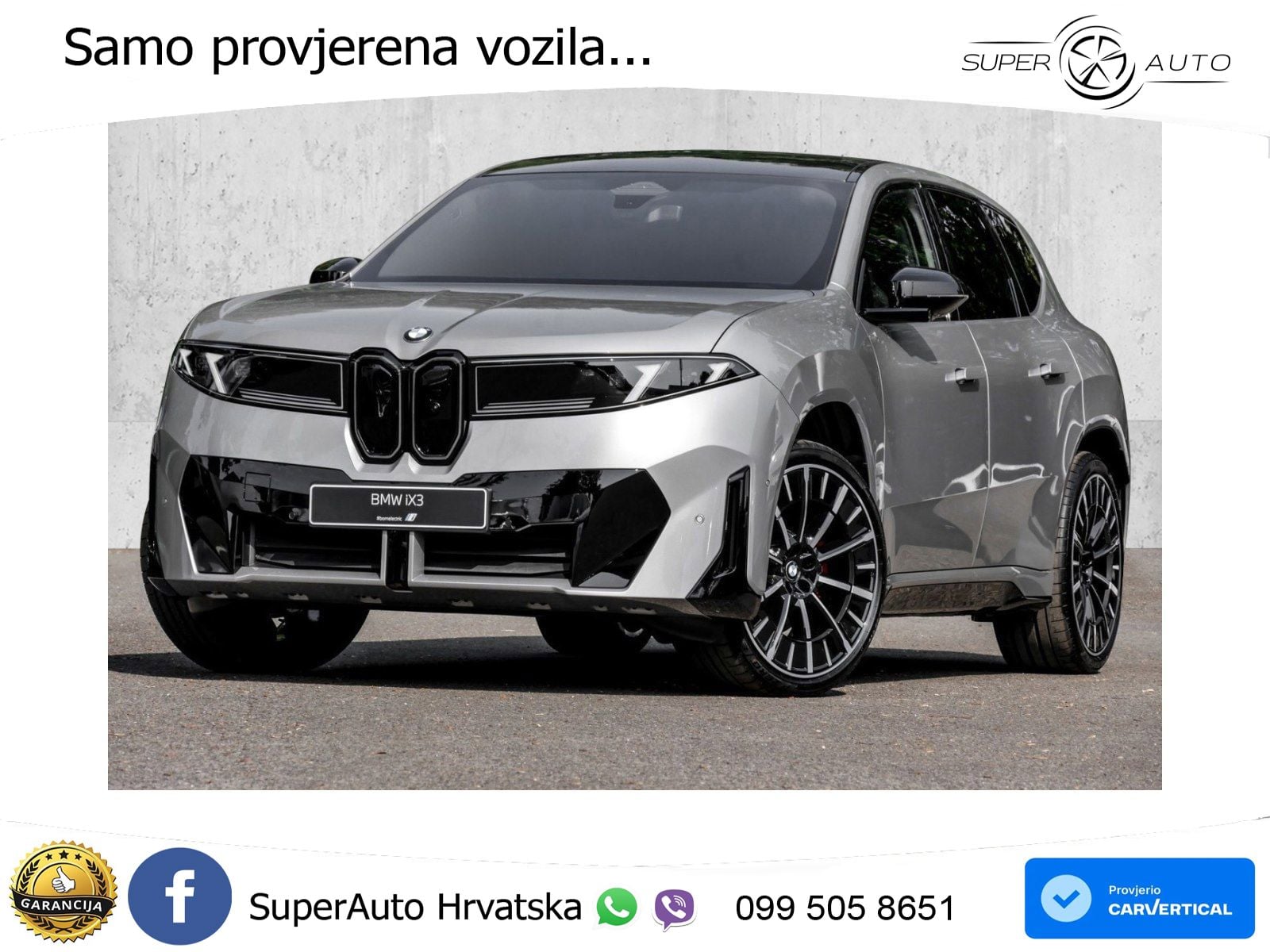 BMW iX3 40 82.6 kWh (320 KS)