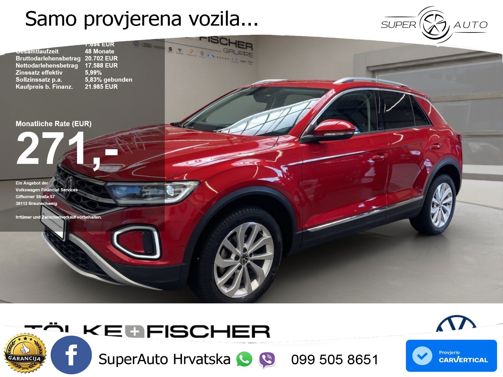 Volkswagen T-Roc I 1.5 TSI (150 KS) LED+GR SJED+ACC