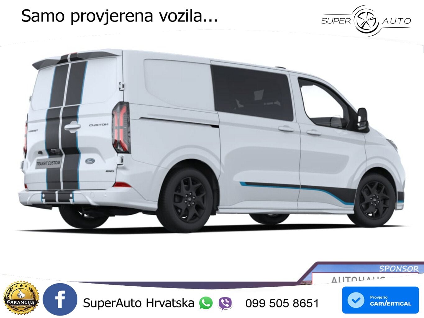 Ford Transit Custom DCiV AWD Sport L1 AHK UVP-29%* 170 KS