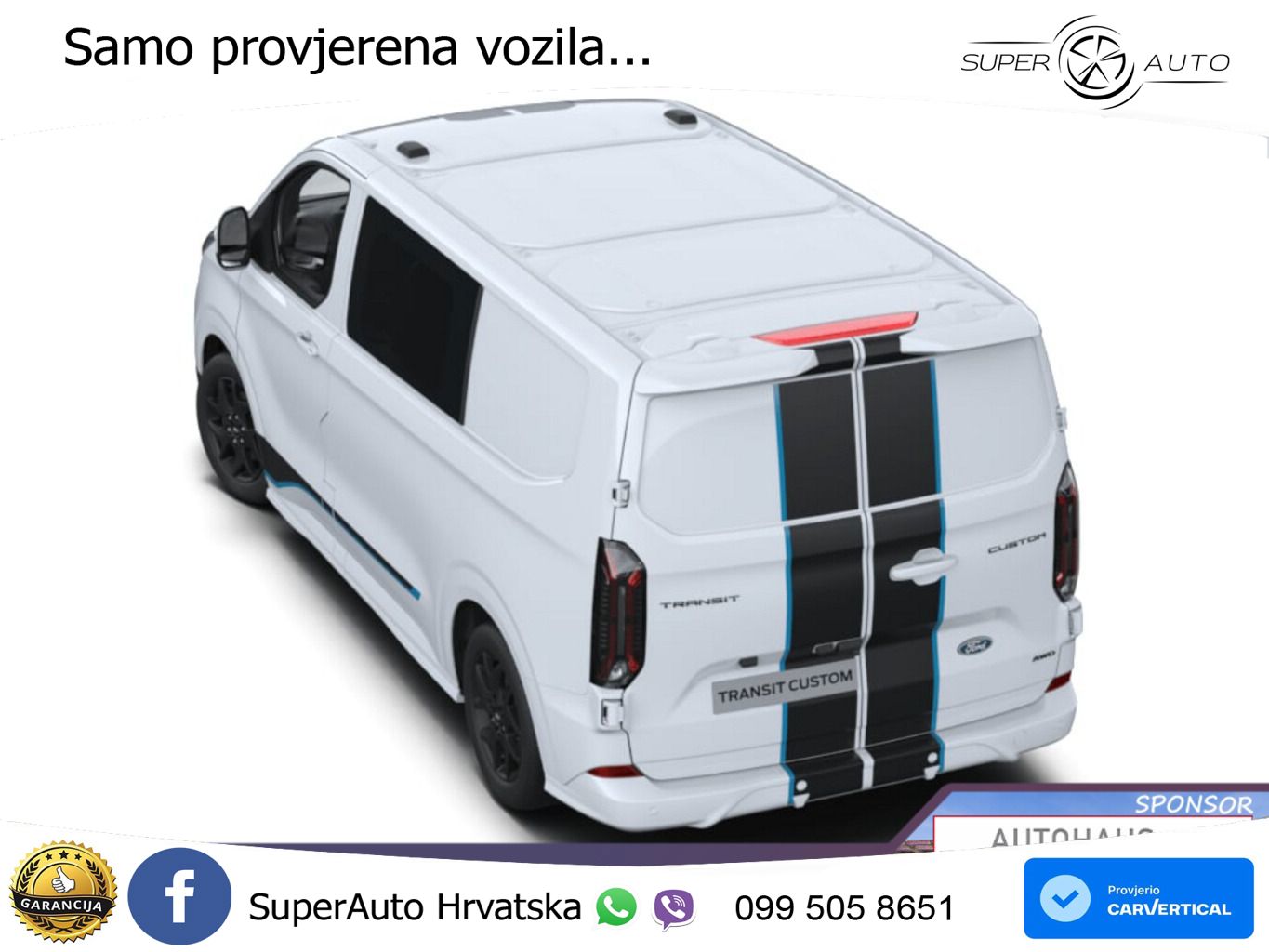 Ford Transit Custom DCiV AWD Sport L1 AHK UVP-29%* 170 KS