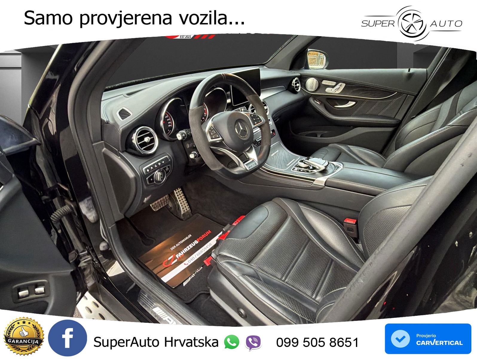 Mercedes AMG GLC 63 S V8 (510 KS) 4MATIC+ MCT LED+GR SJED+ACC