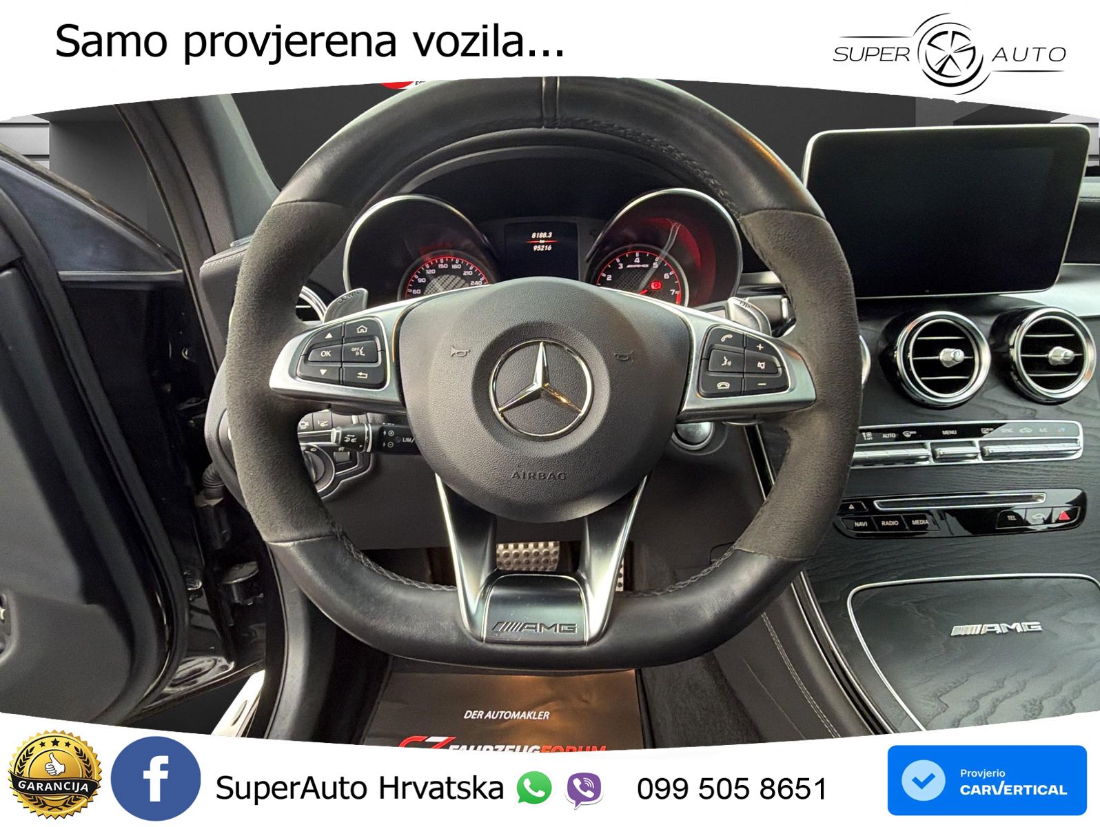 Mercedes AMG GLC 63 S V8 (510 KS) 4MATIC+ MCT LED+GR SJED+ACC