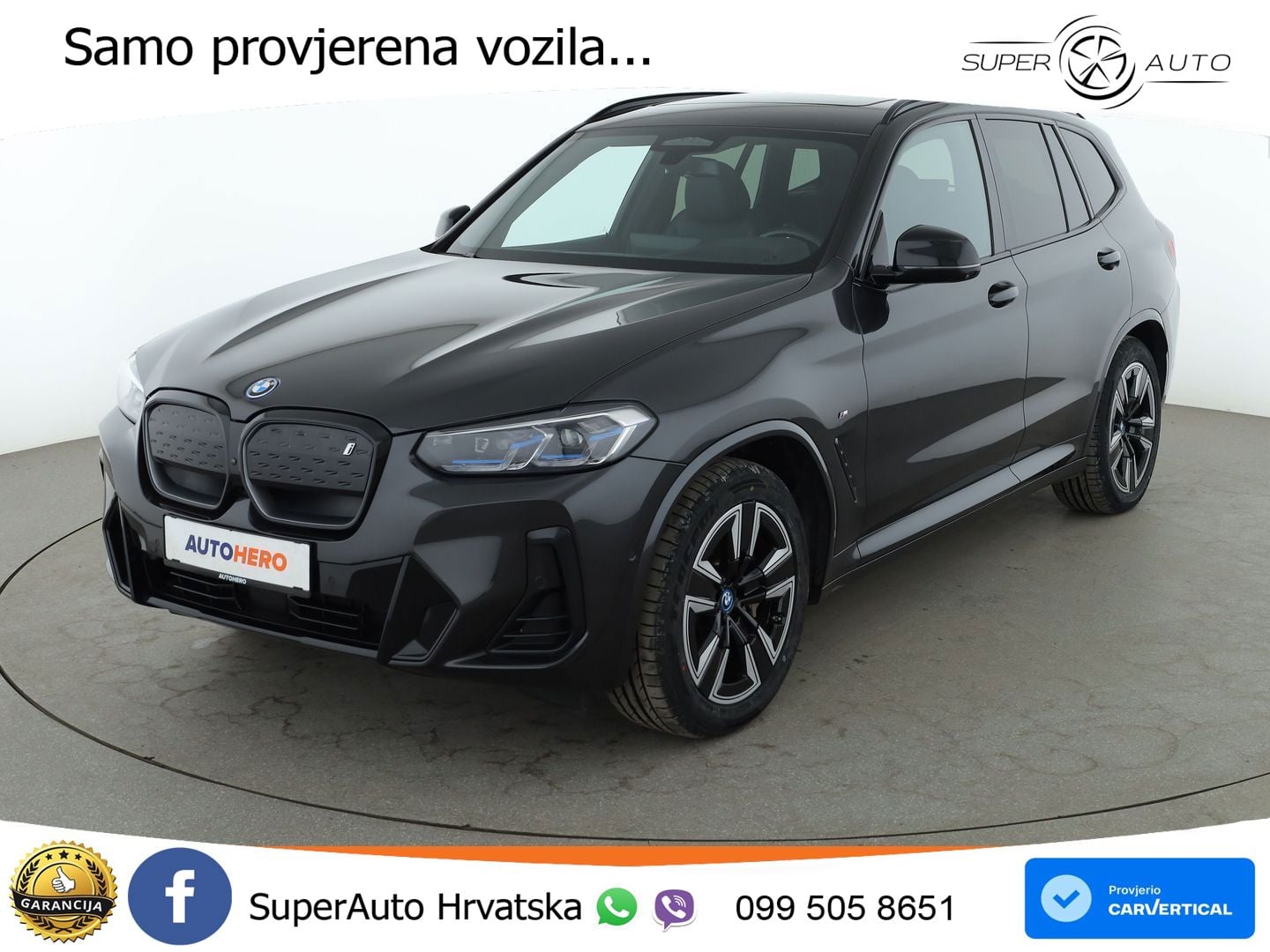 BMW iX3 80 kWh (286 KS) LED+GR SJED+ACC
